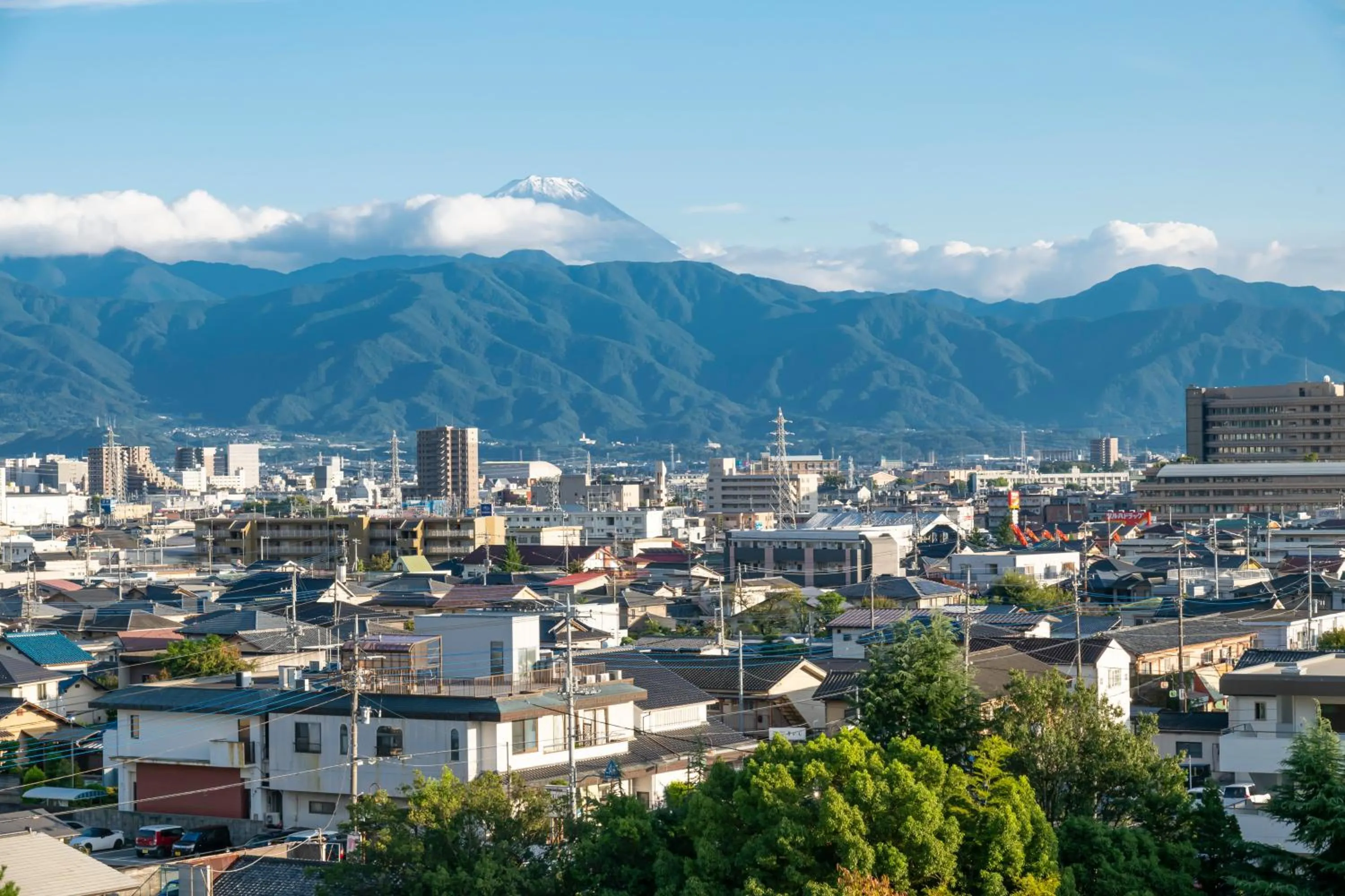 Mountain view in Tokiwa Hotel