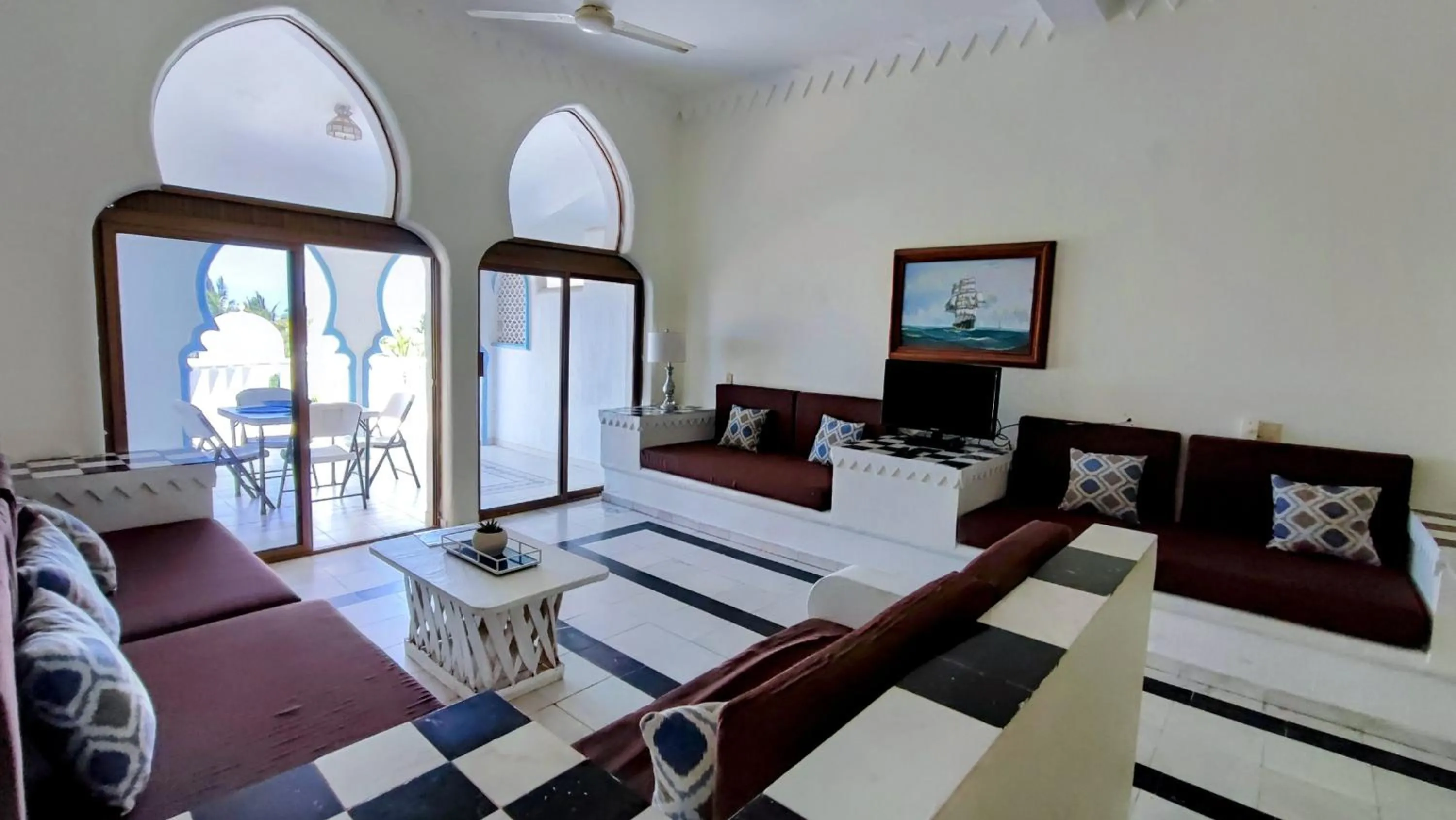Living room in Villas Paradise