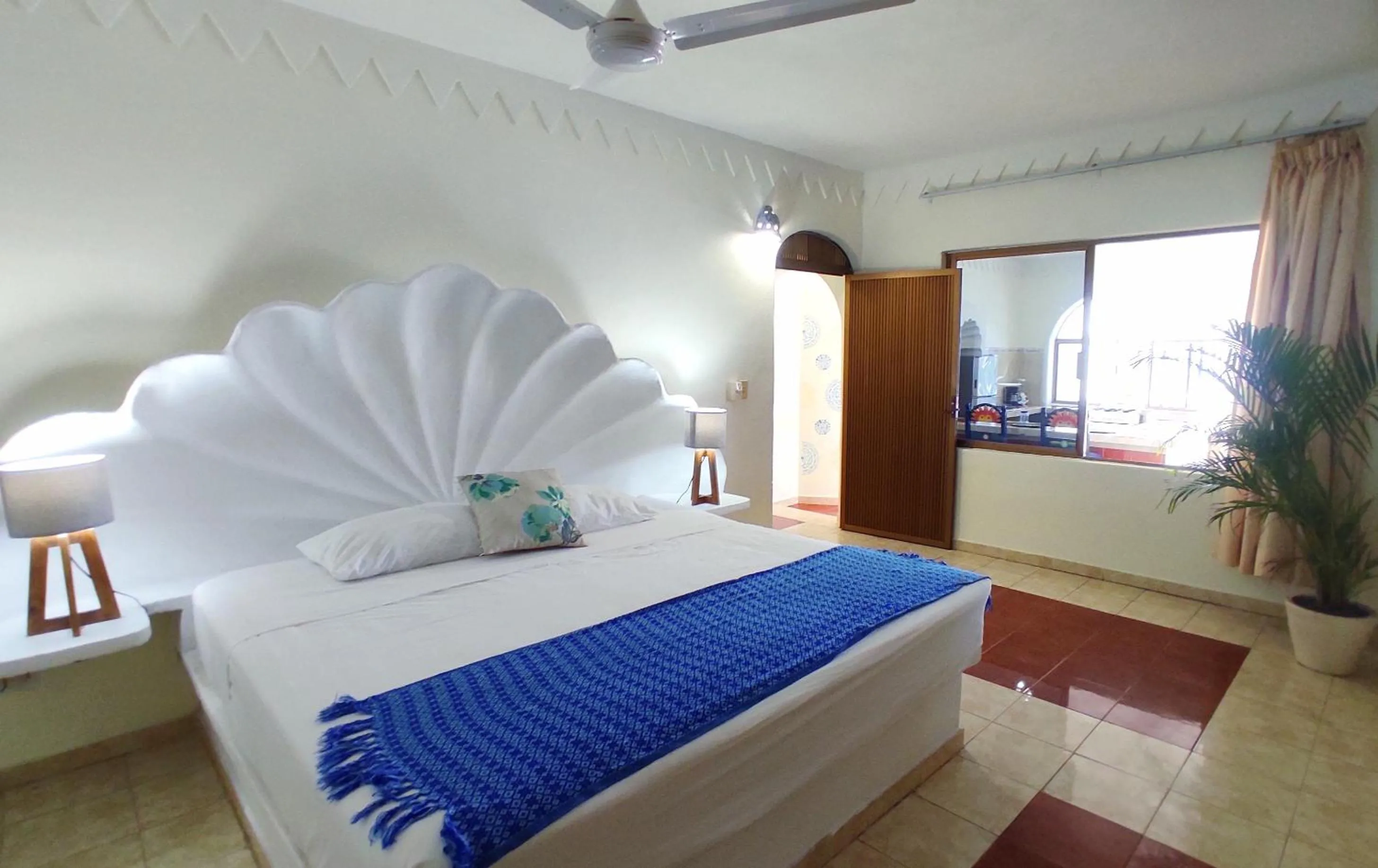 Bed in Villas Paradise