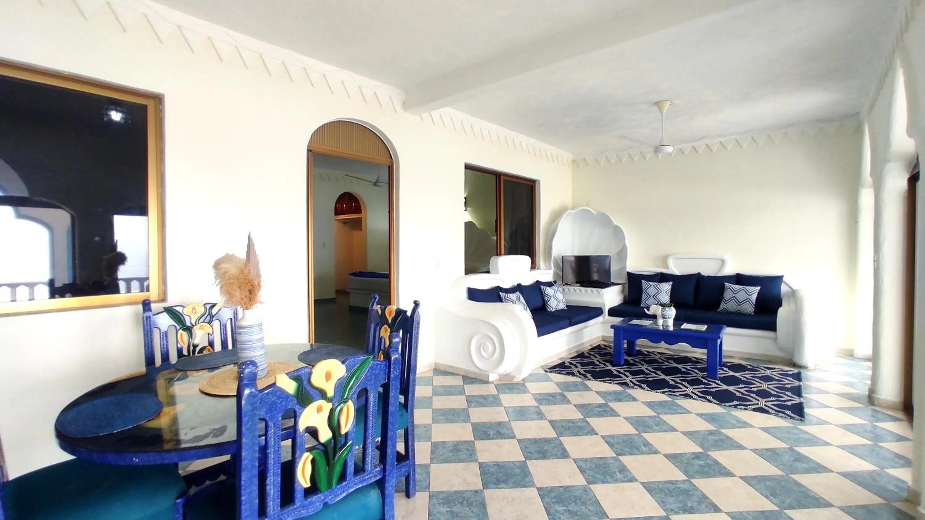 Seating area in Villas Paradise