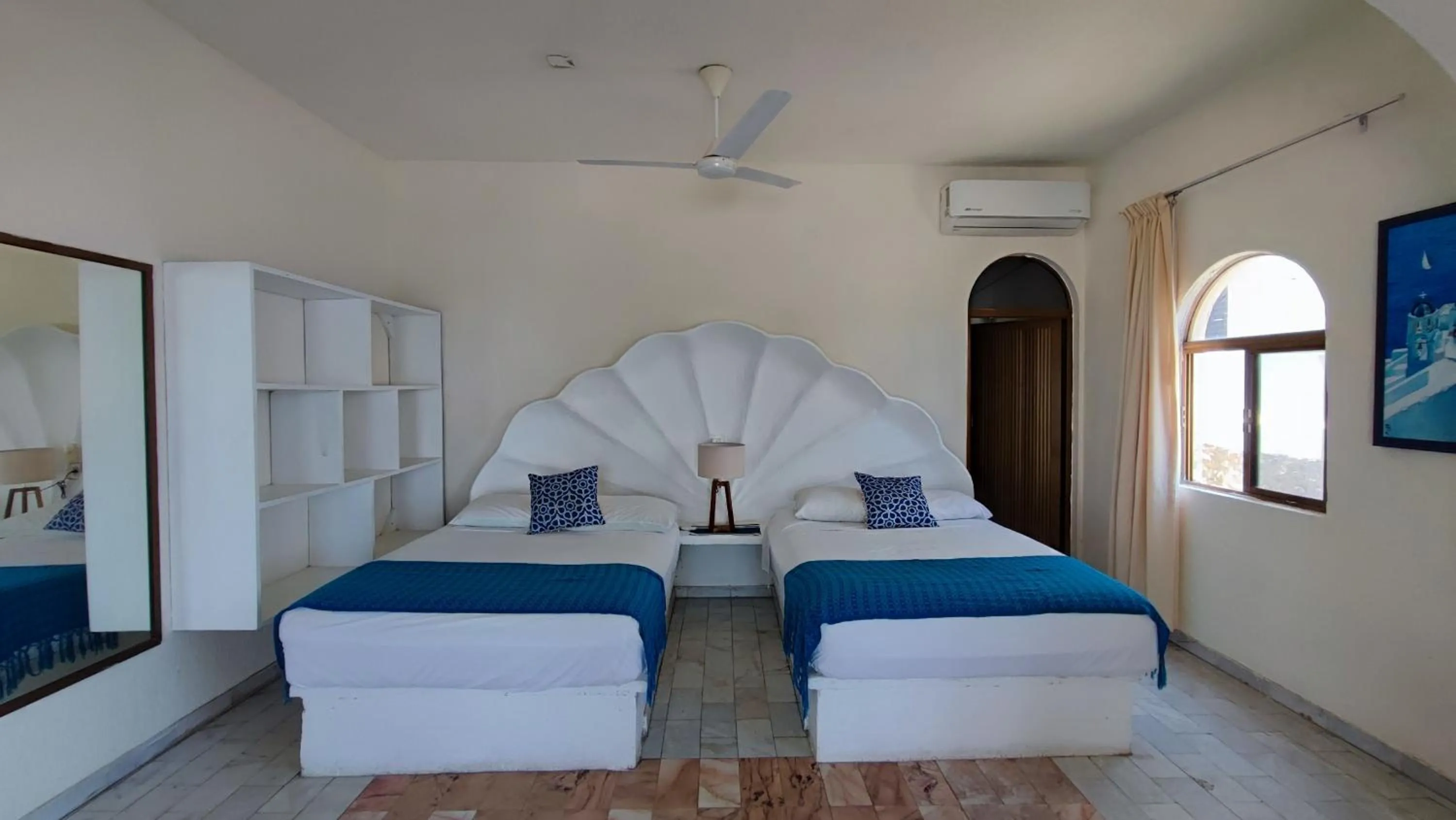 Bedroom, Bed in Villas Paradise