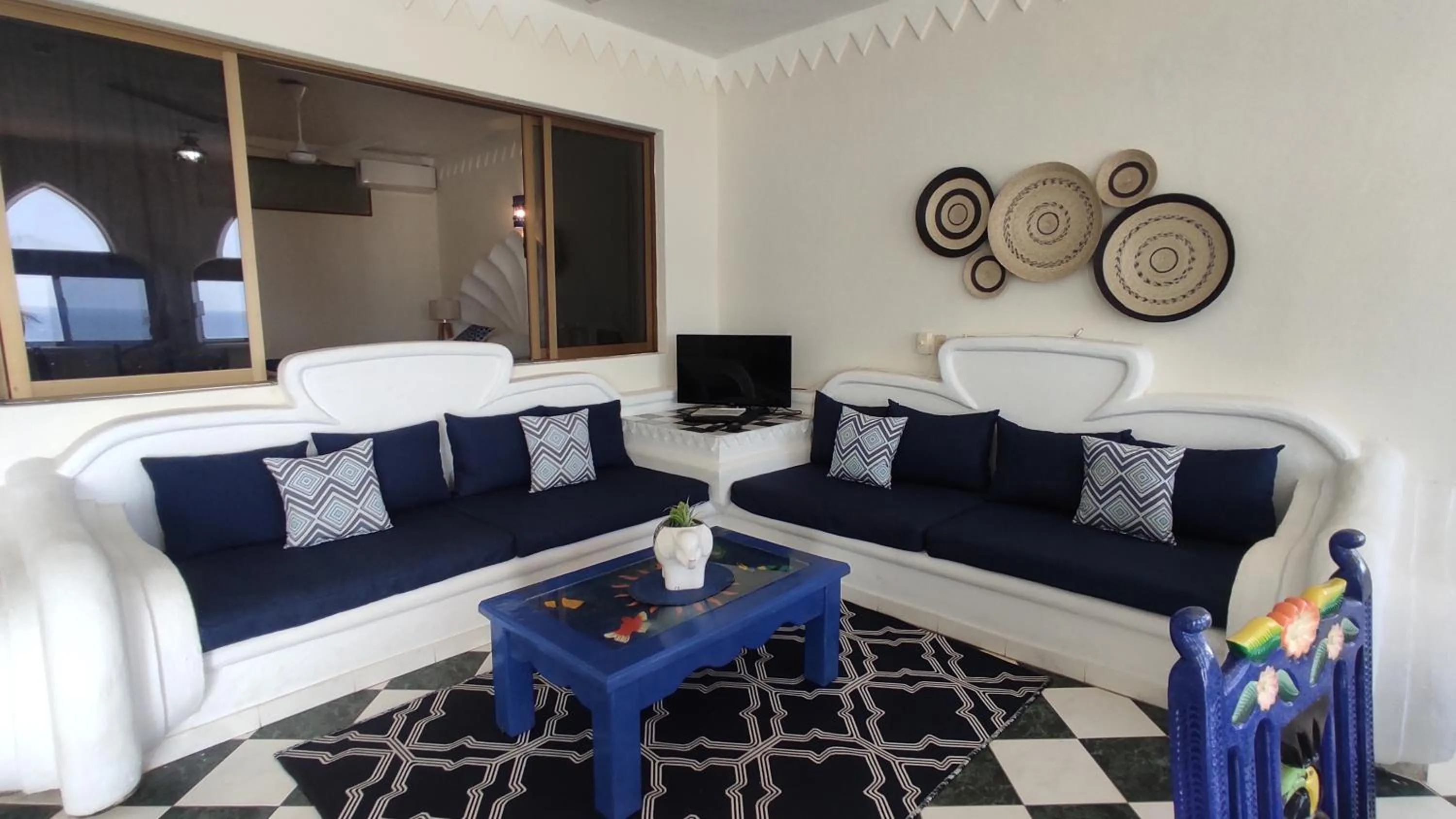 Seating area in Villas Paradise