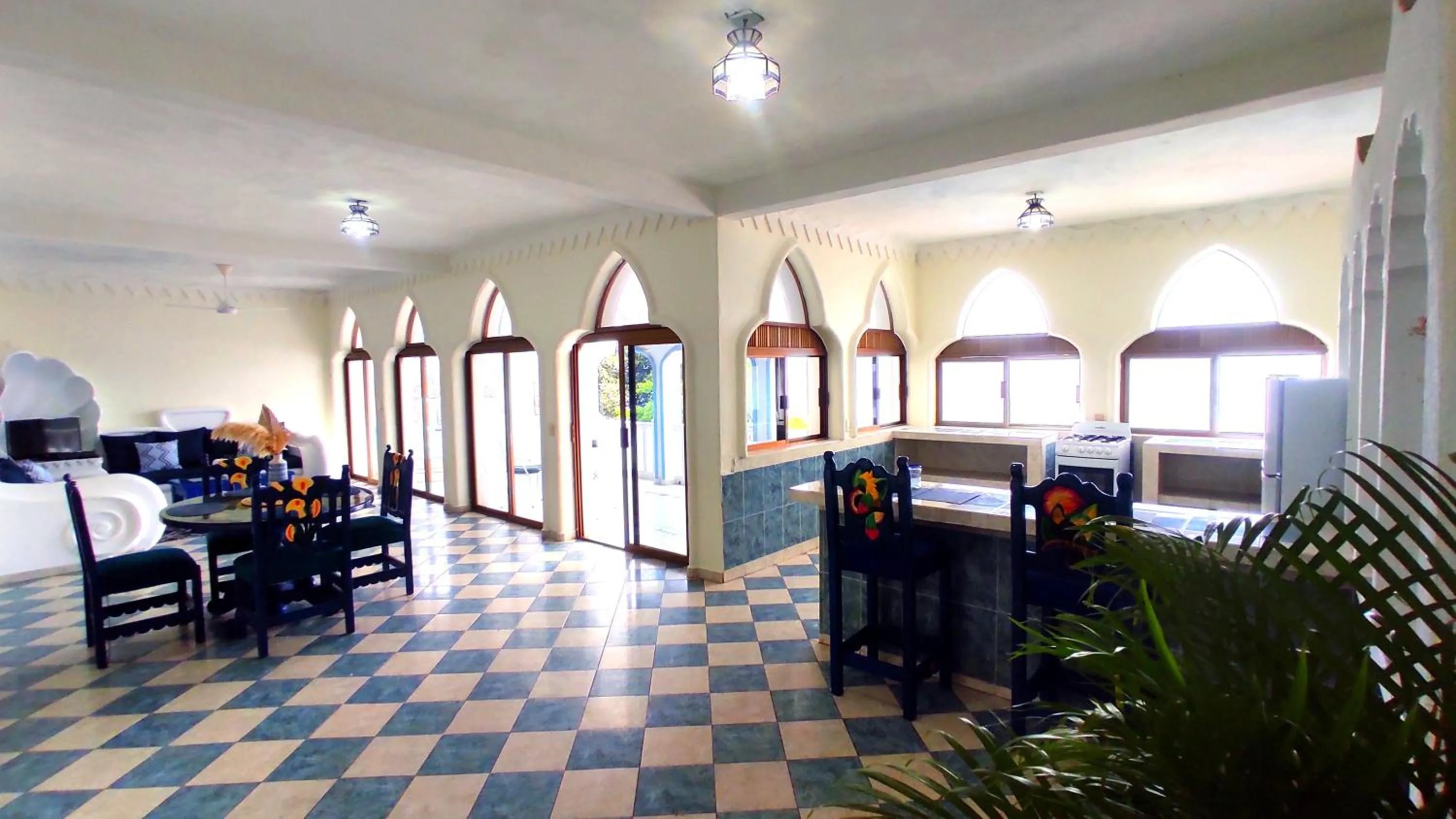 Seating area in Villas Paradise