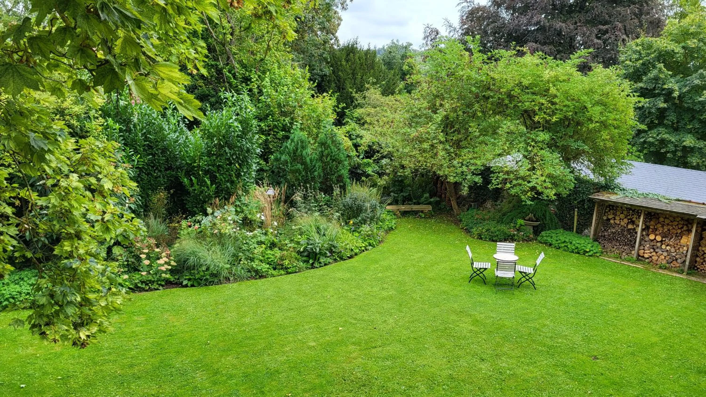 Garden view in B&B Le Valangré