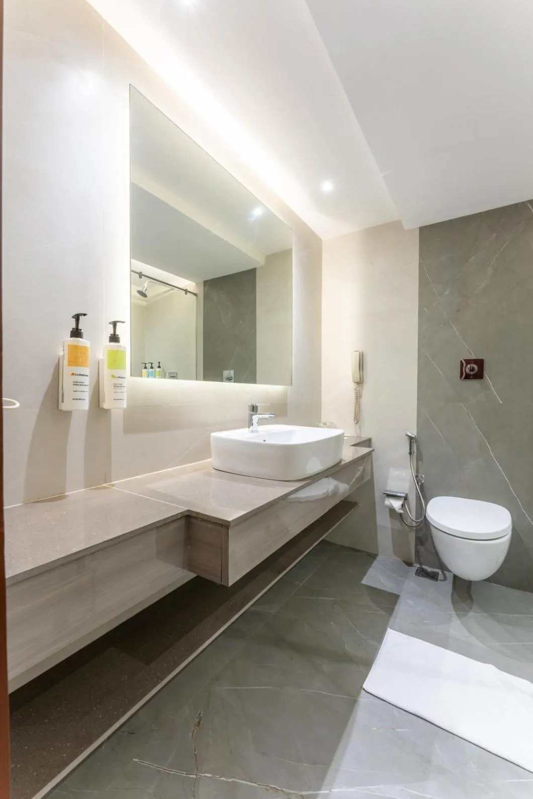 Bathroom in Club Mahindra Golden Landmark, Mysuru