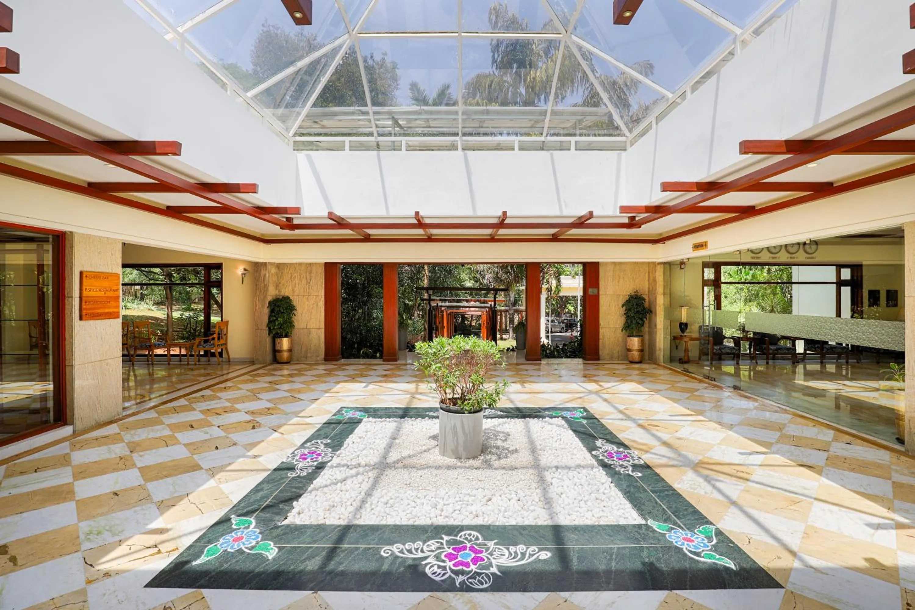 Lobby or reception in Club Mahindra Golden Landmark, Mysuru