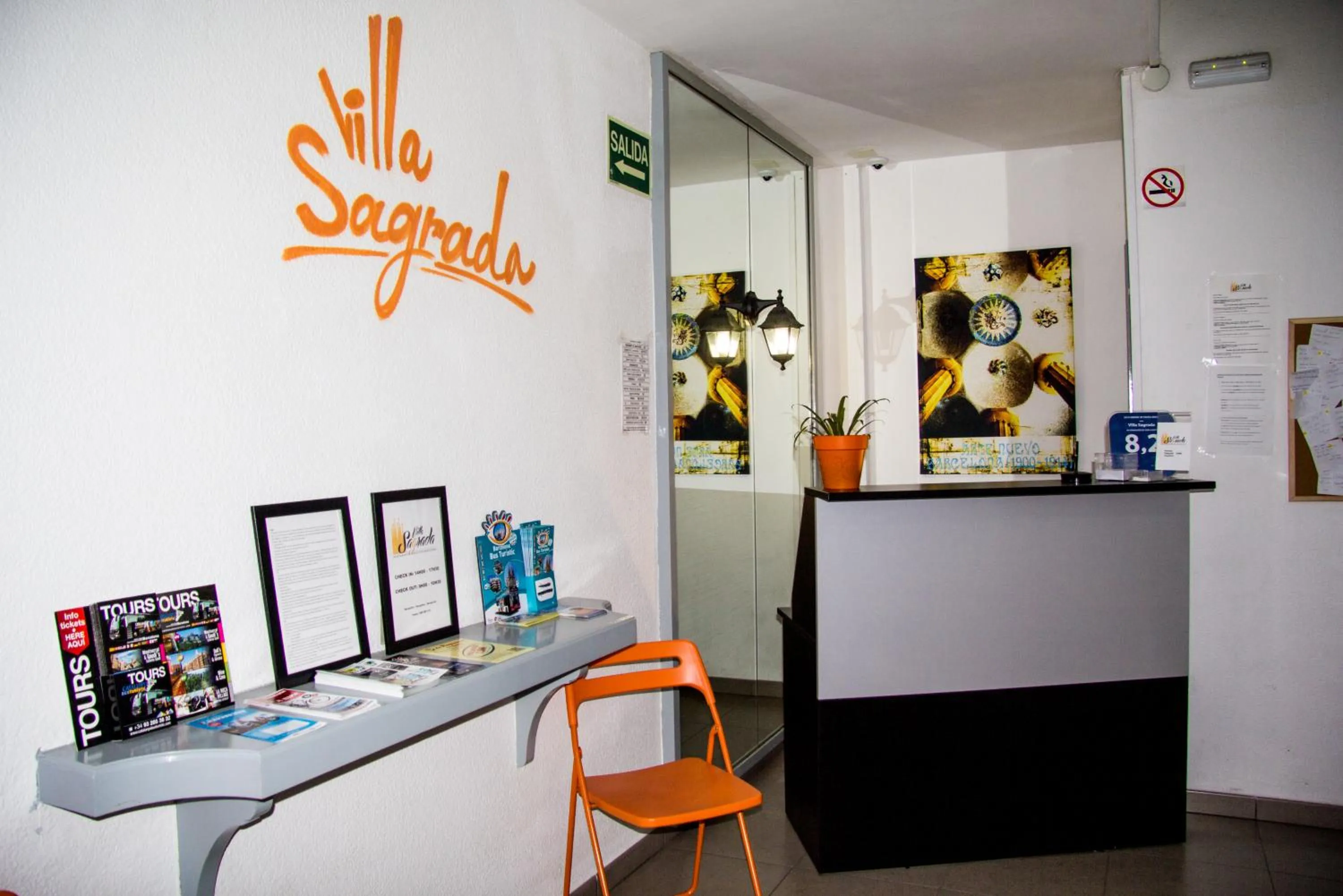 Lobby or reception in Villa Sagrada