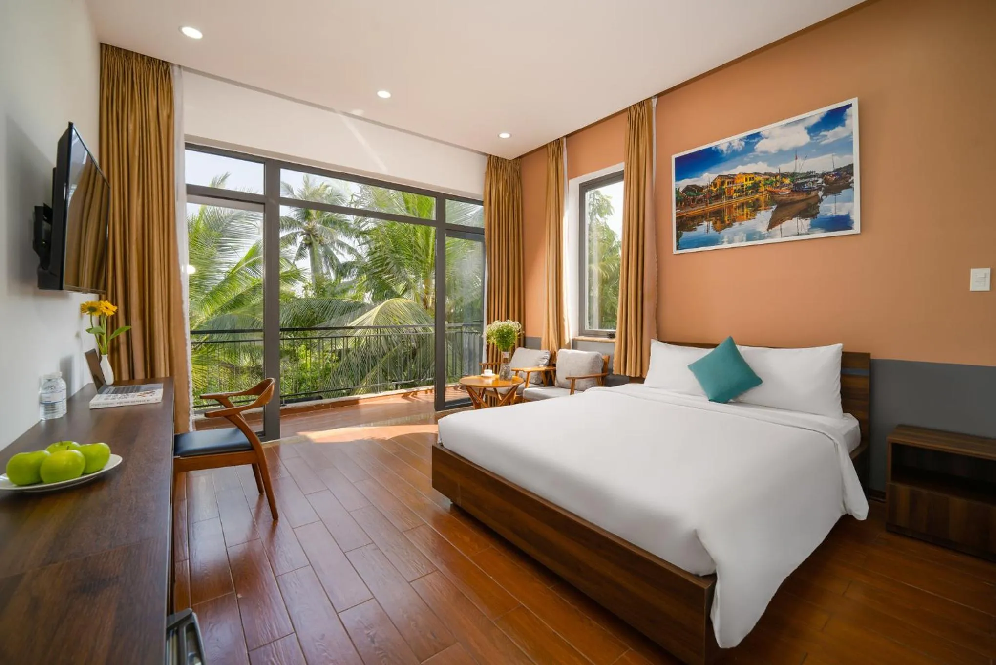 Bed in Lancelynk Retreat Hoi An