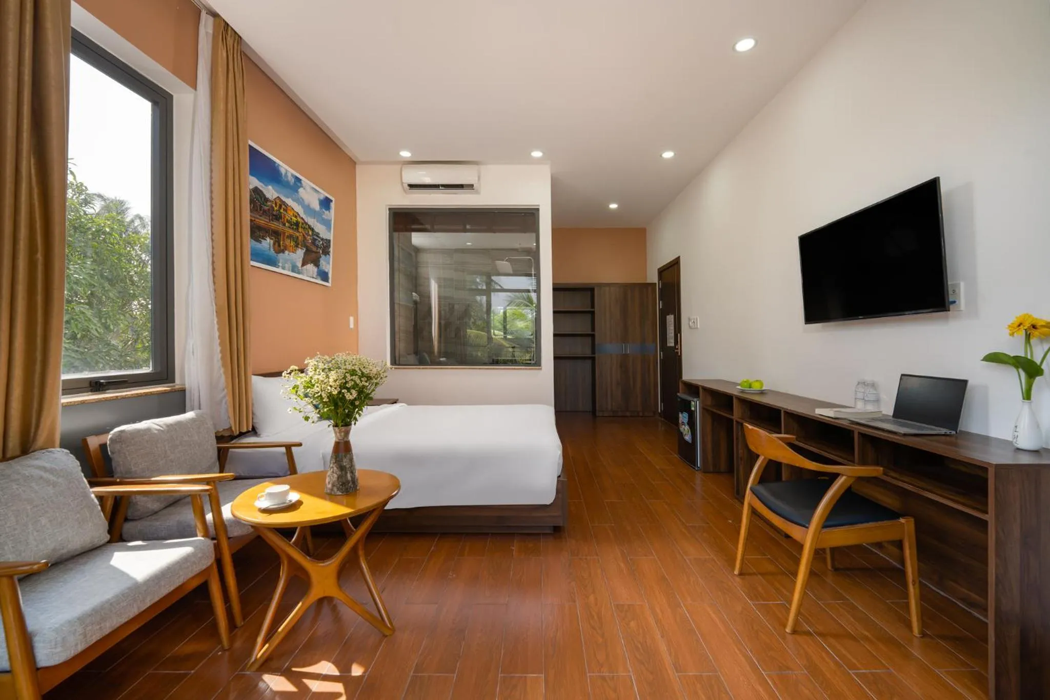 Bed in Lancelynk Retreat Hoi An