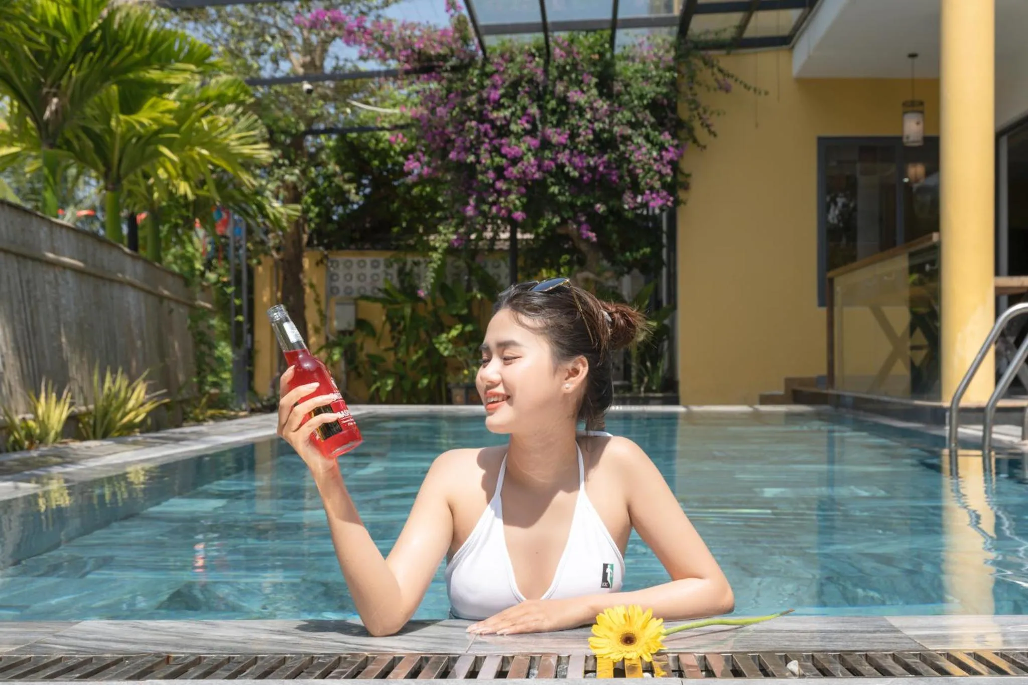 Swimming pool in Lancelynk Retreat Hoi An