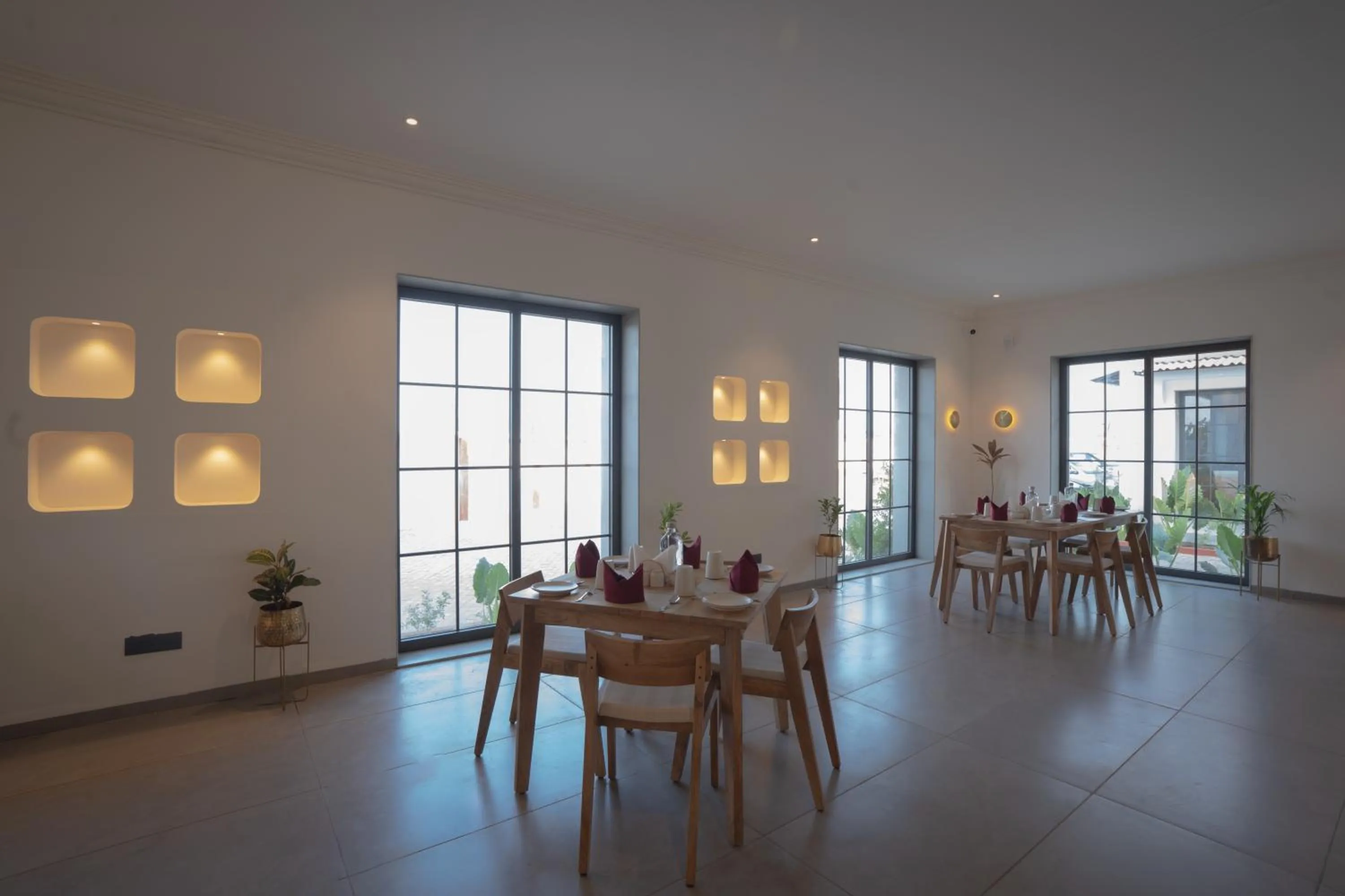 Dining area in Evoke Dholavira