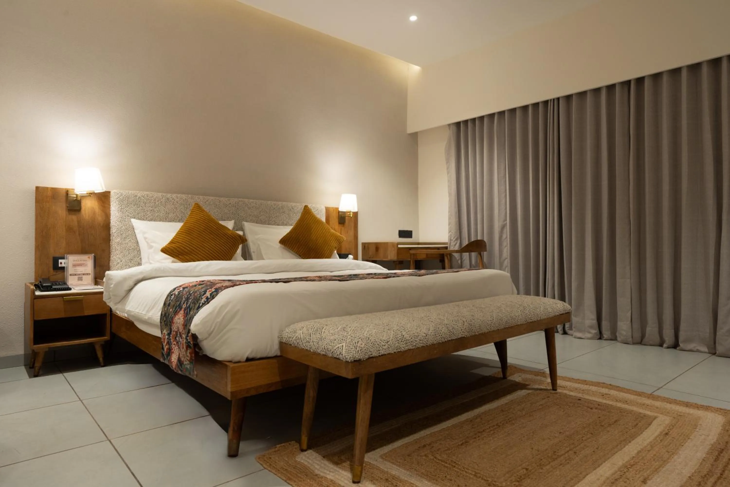 Bedroom, Bed in Evoke Dholavira