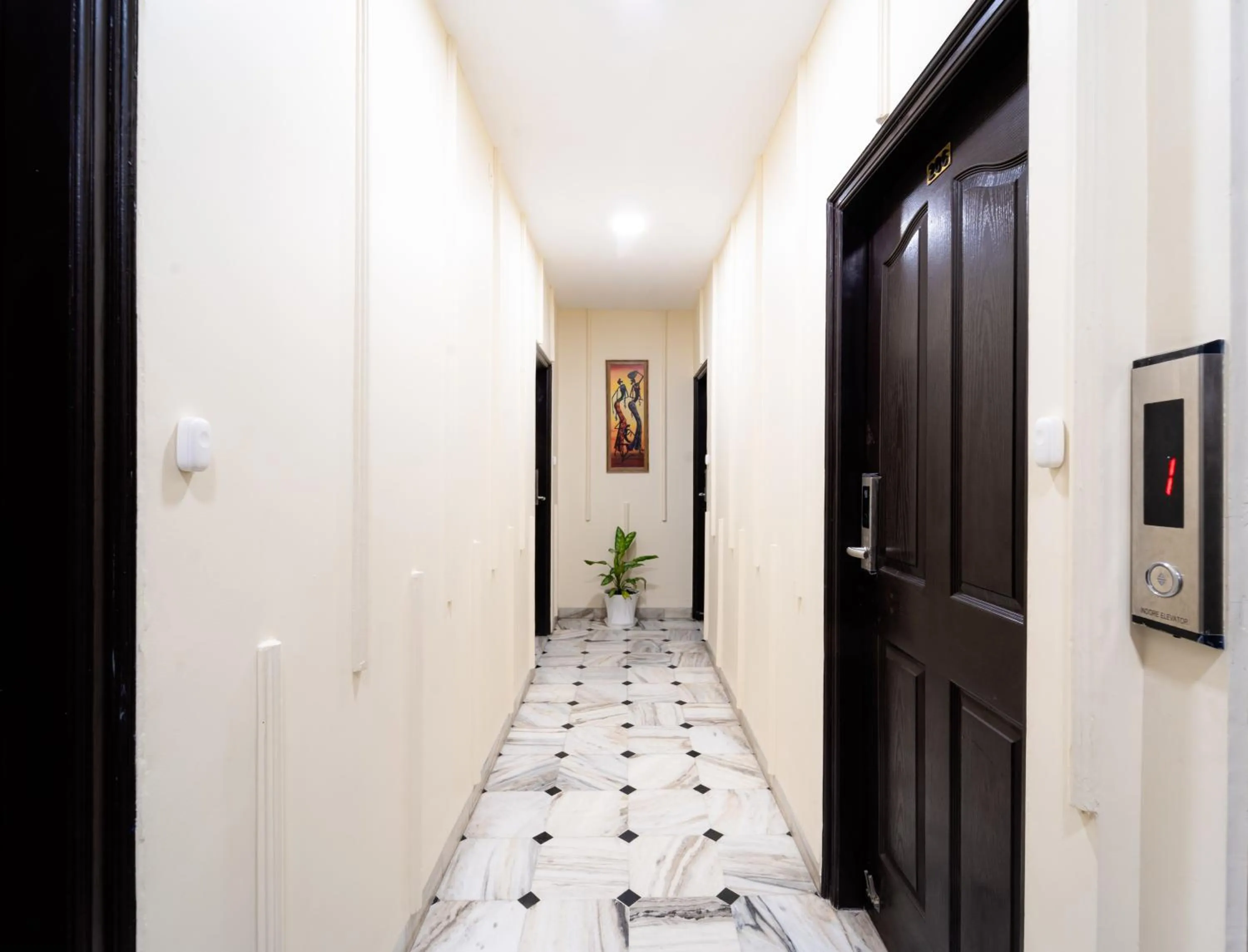 Floor plan in Hotel Posada