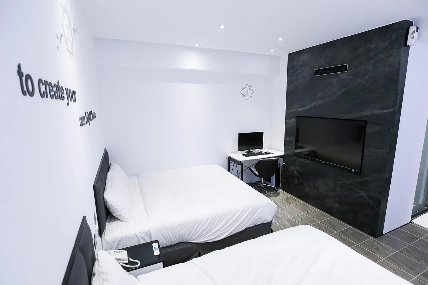 Bed in IF漫旅館 IF Motel