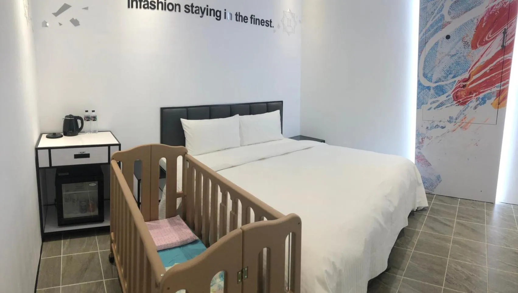 Bedroom, Bed in IF漫旅館 IF Motel