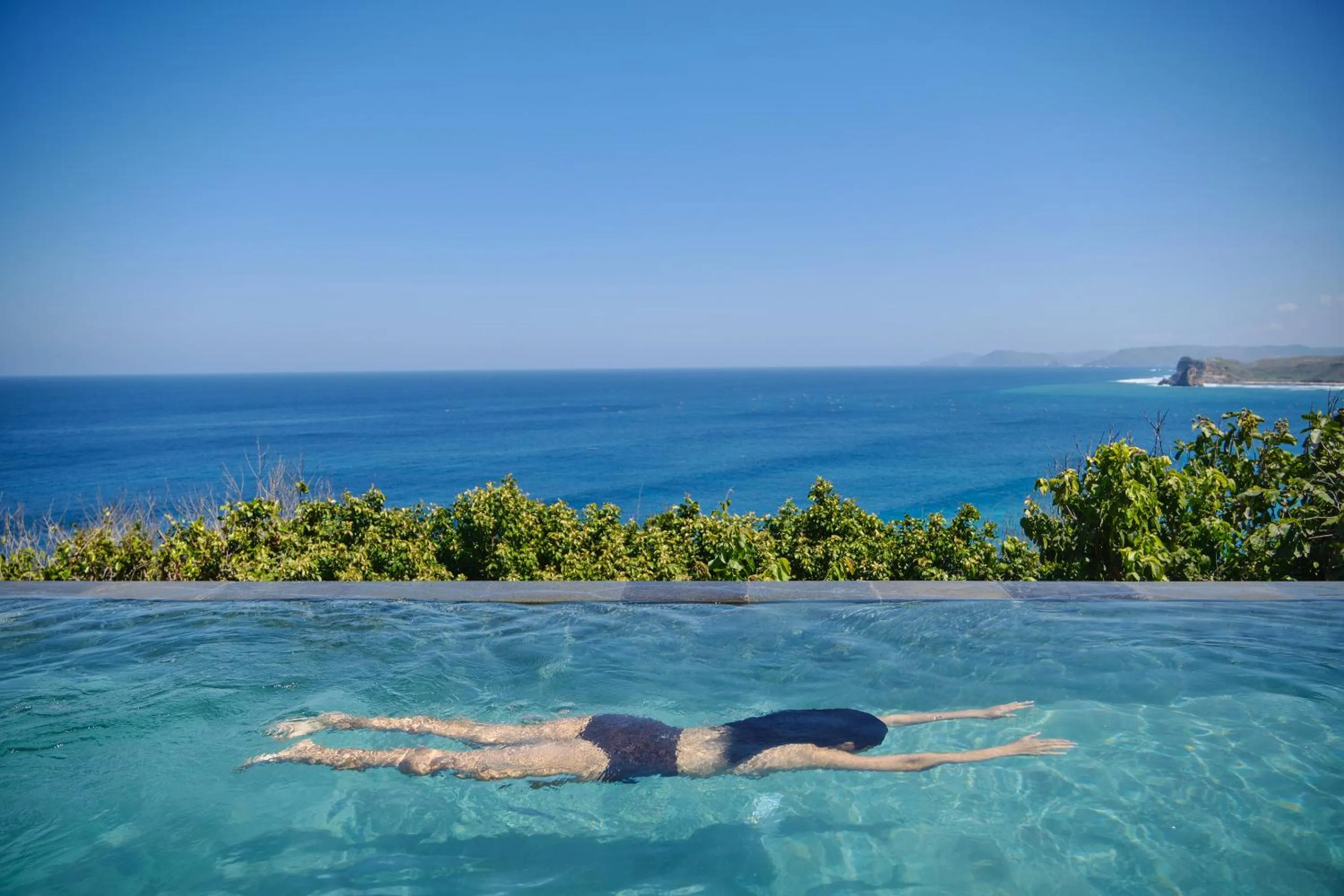 Swimming pool in TUNAK Resort Lombok