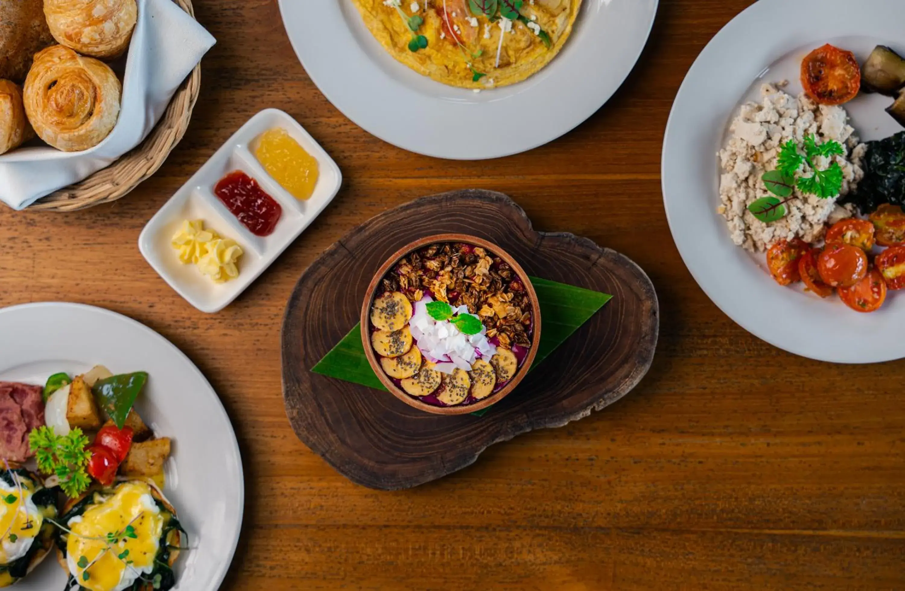 Breakfast in TUNAK Resort Lombok Breakfast in TUNAK Resort Lombok