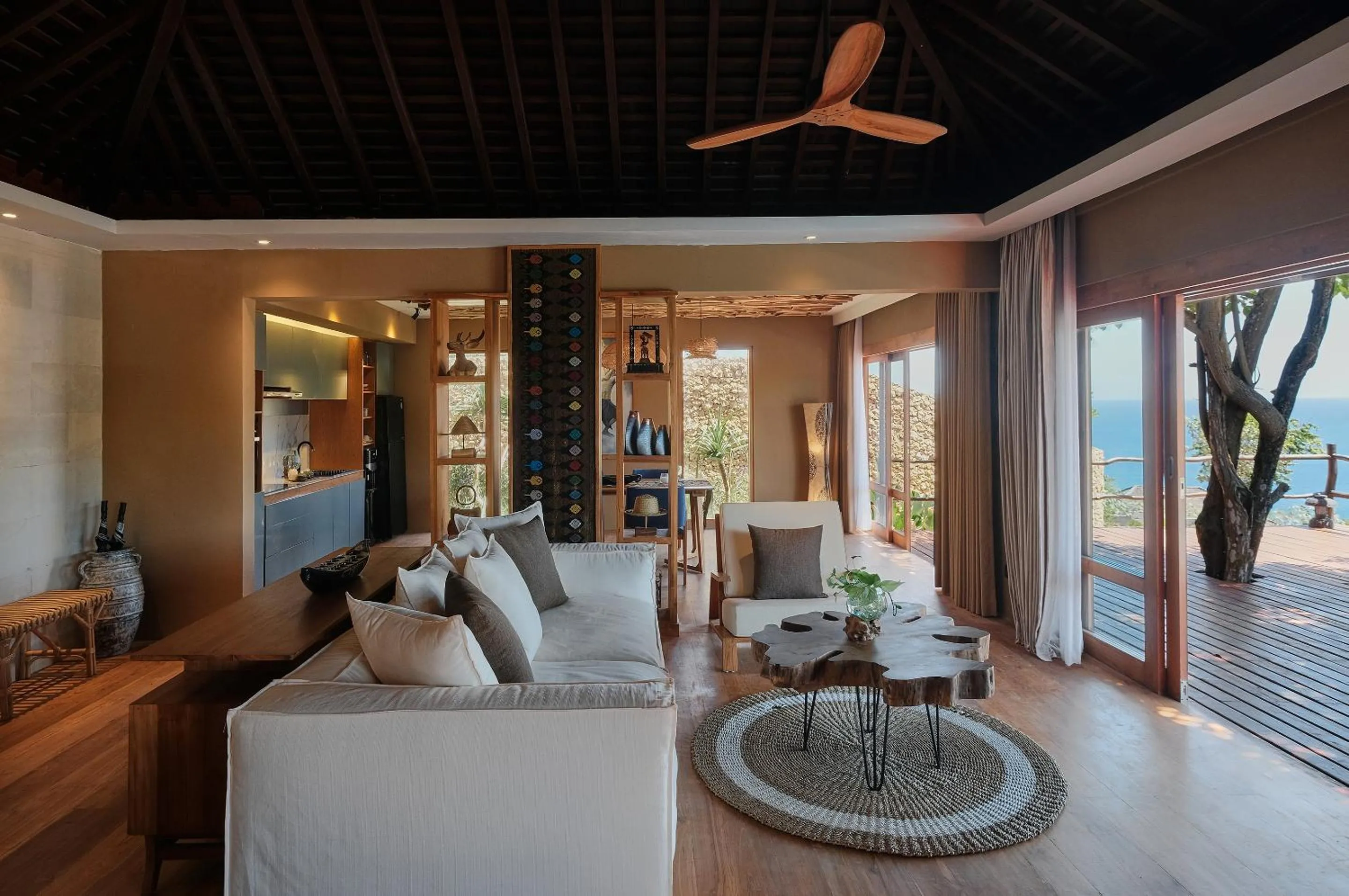 Living room, Bed in TUNAK Resort Lombok
