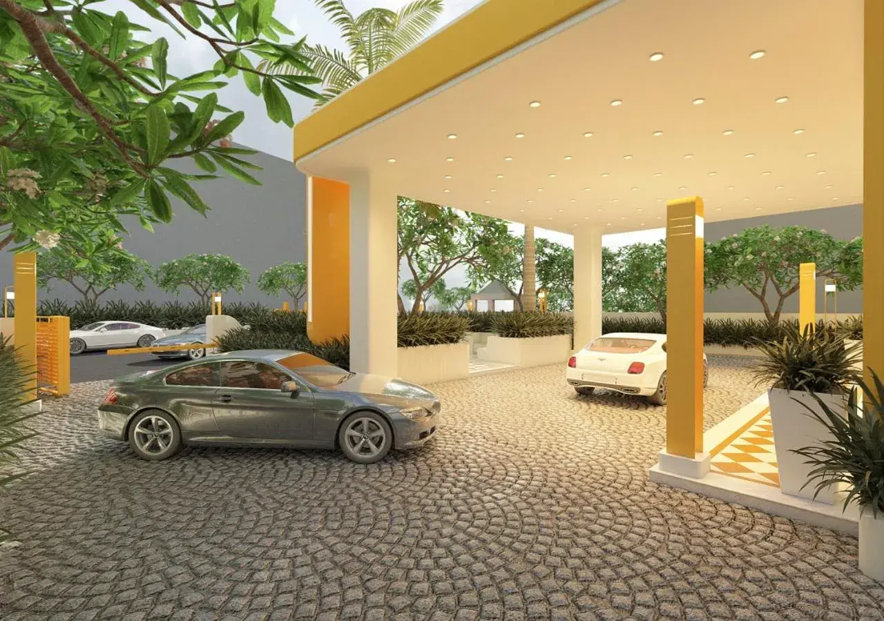 Facade/entrance in Bloom Hub Guindy Facade/entrance in Bloom Hub Guindy