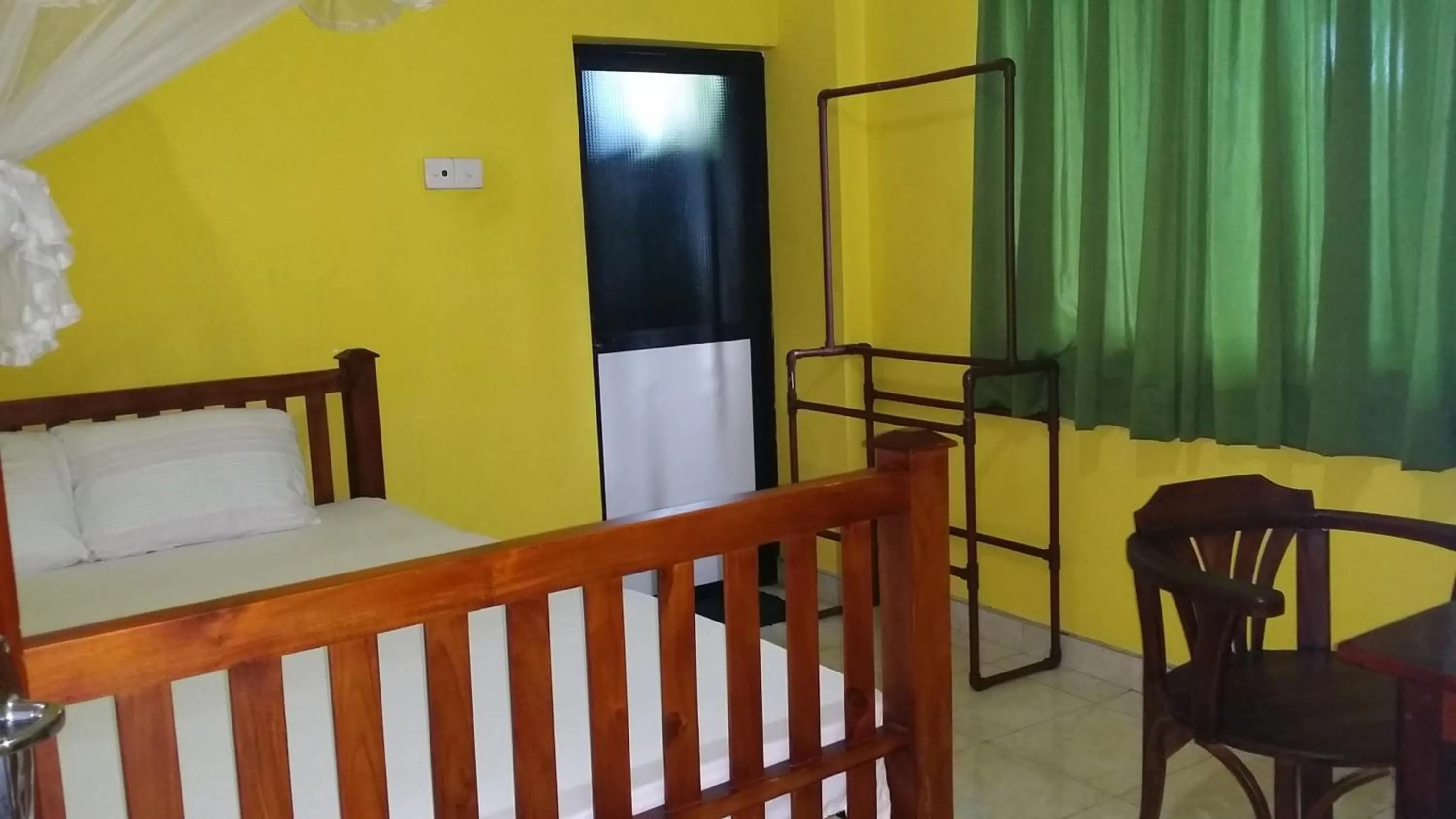 Bed in Polhena Coral Reef Resort