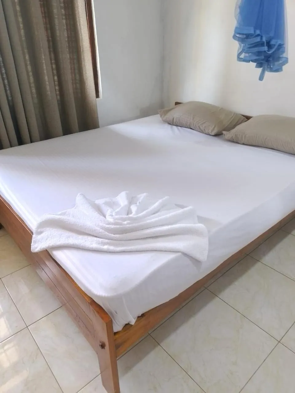 Bed in Polhena Coral Reef Resort