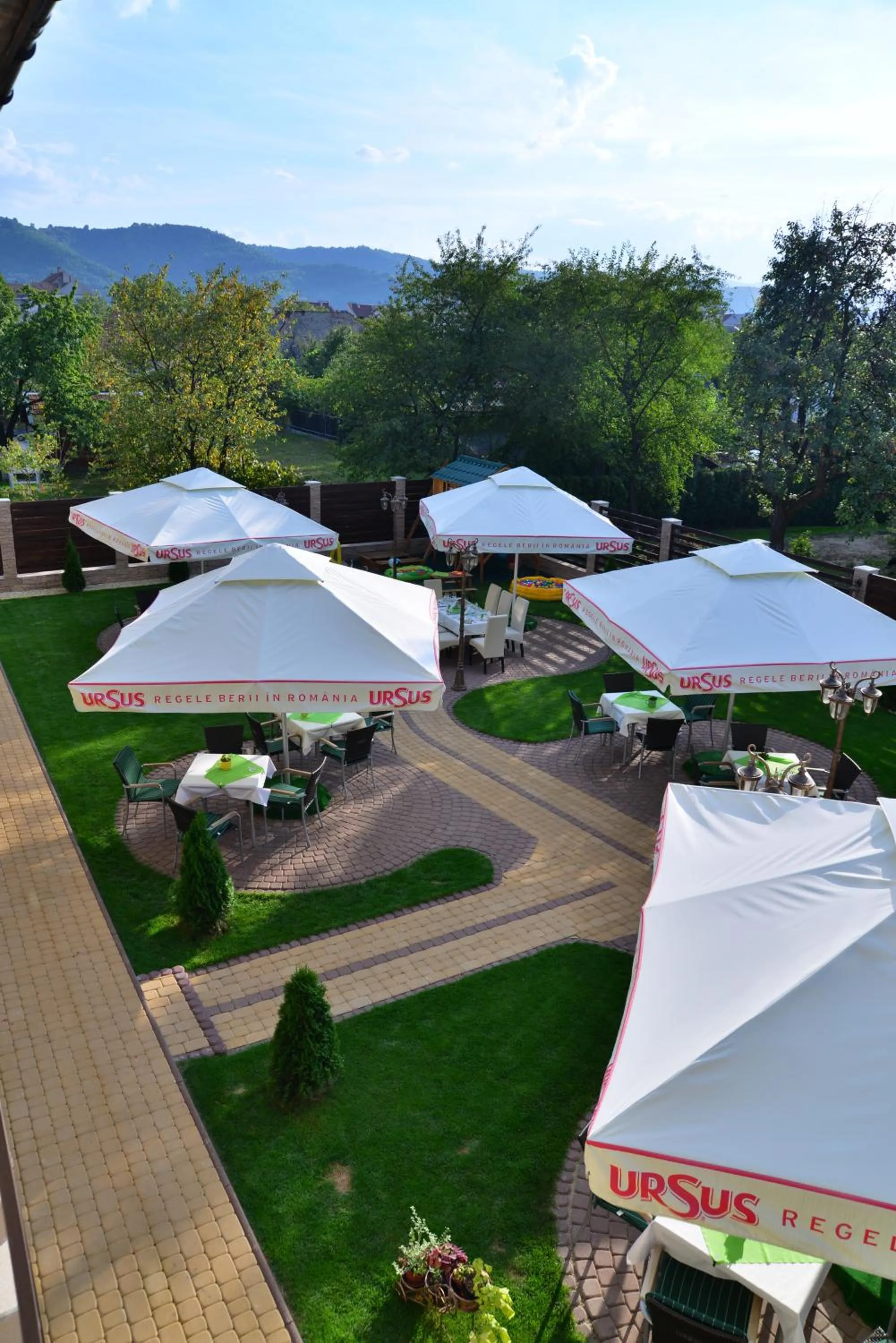 Bird's eye view in Pensiune Restaurant Flamingo