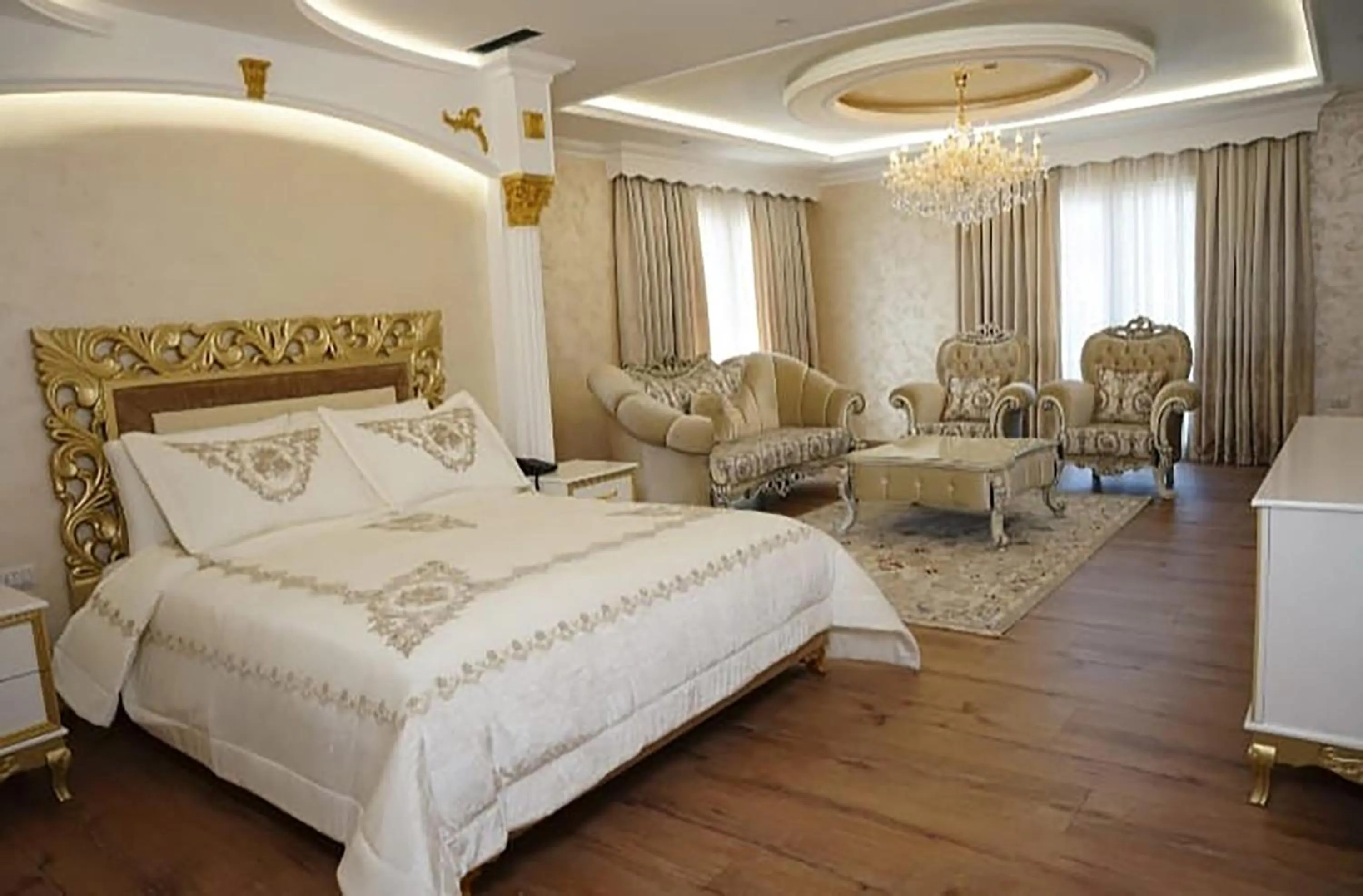 Living room, Bed in Hotel Eiffel