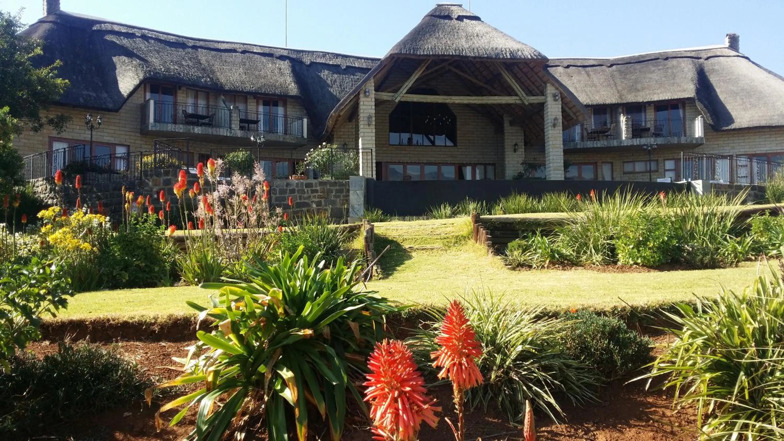 Facade/entrance in Inkungu Lodge