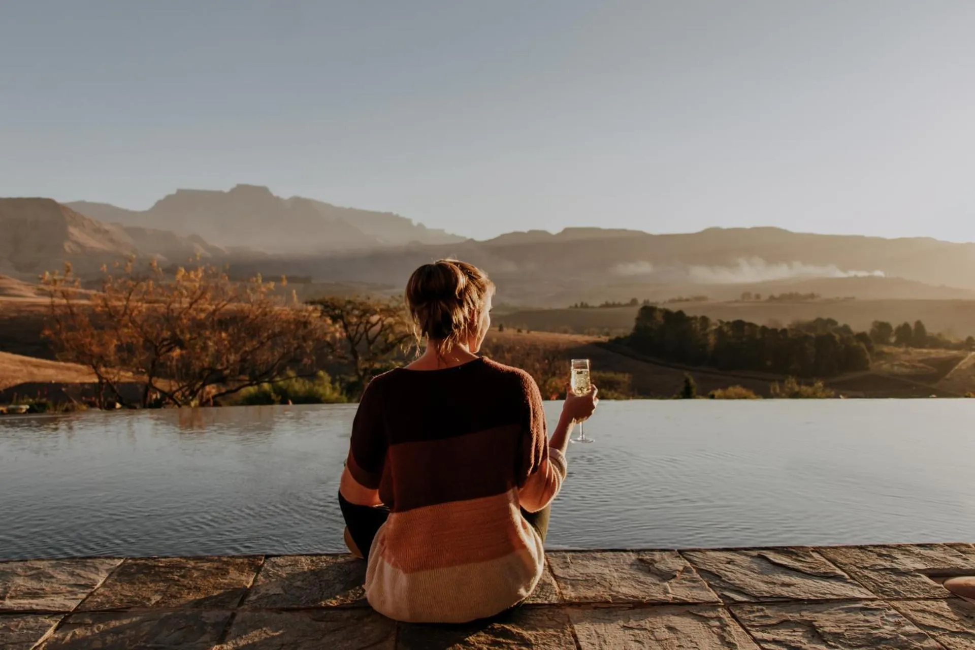 People in Inkungu Lodge