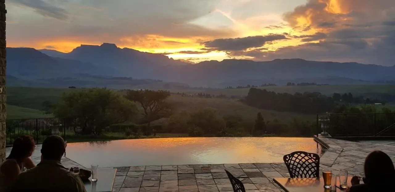 Mountain view in Inkungu Lodge