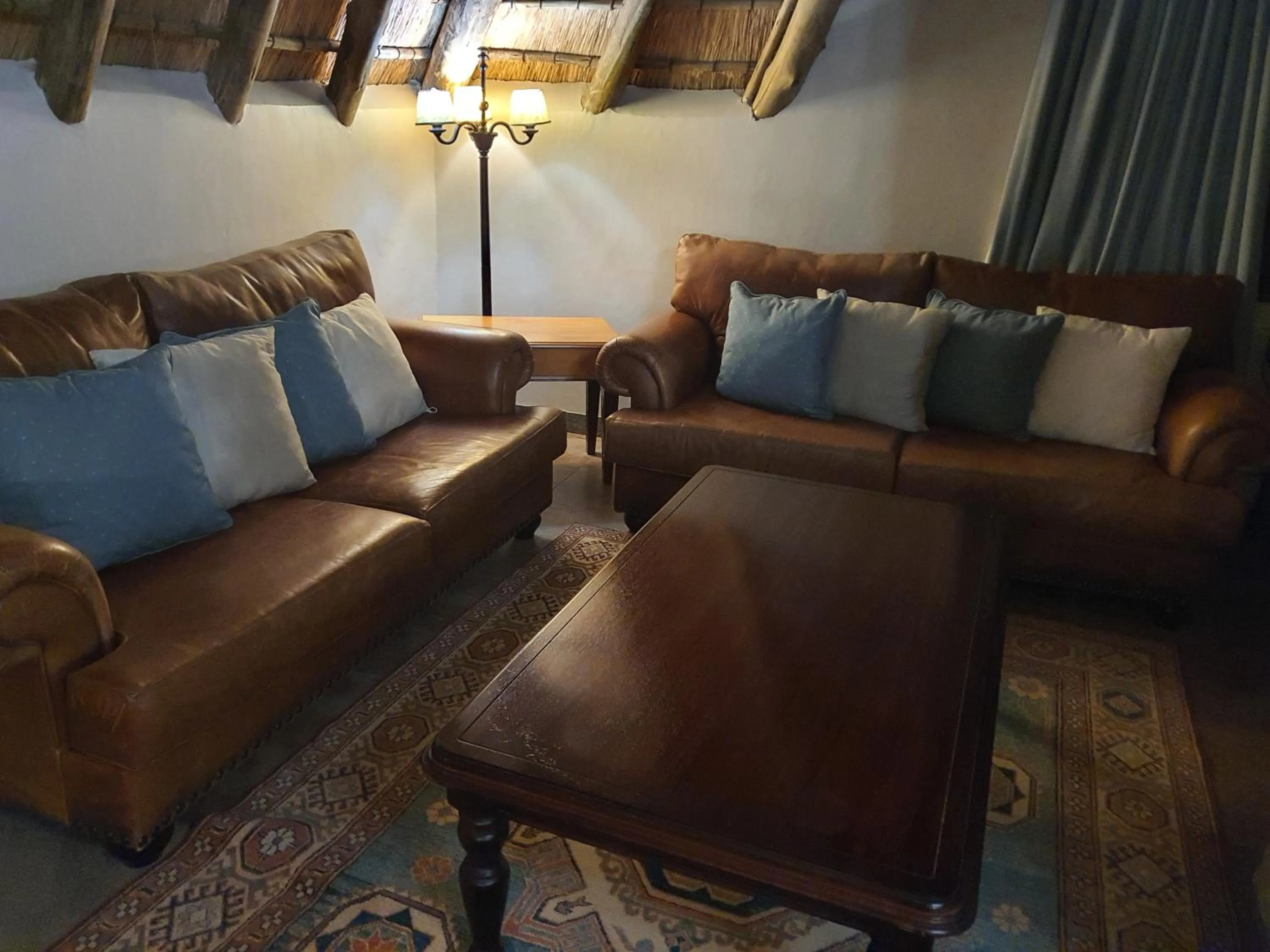 Seating area in Inkungu Lodge