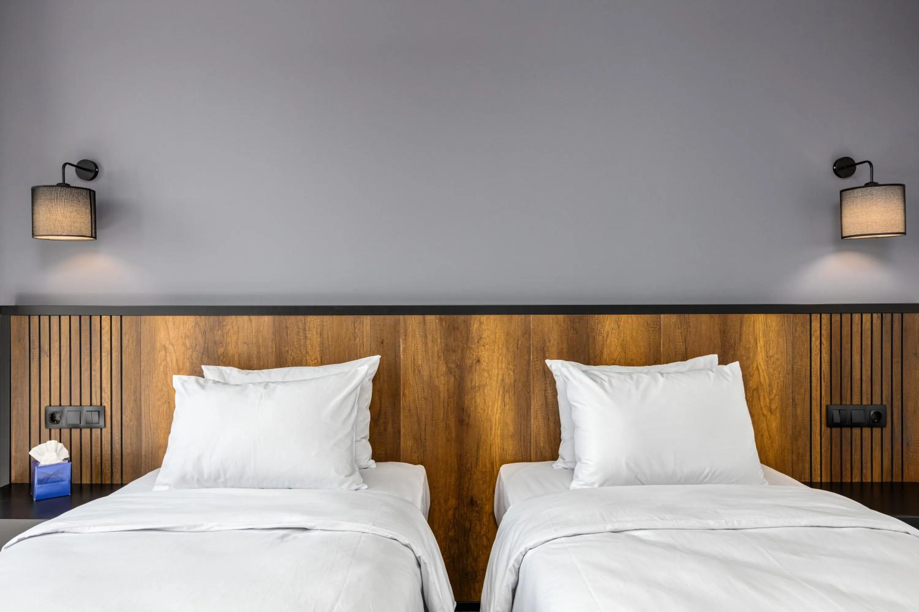 Bed in Hotel Qvevrebi