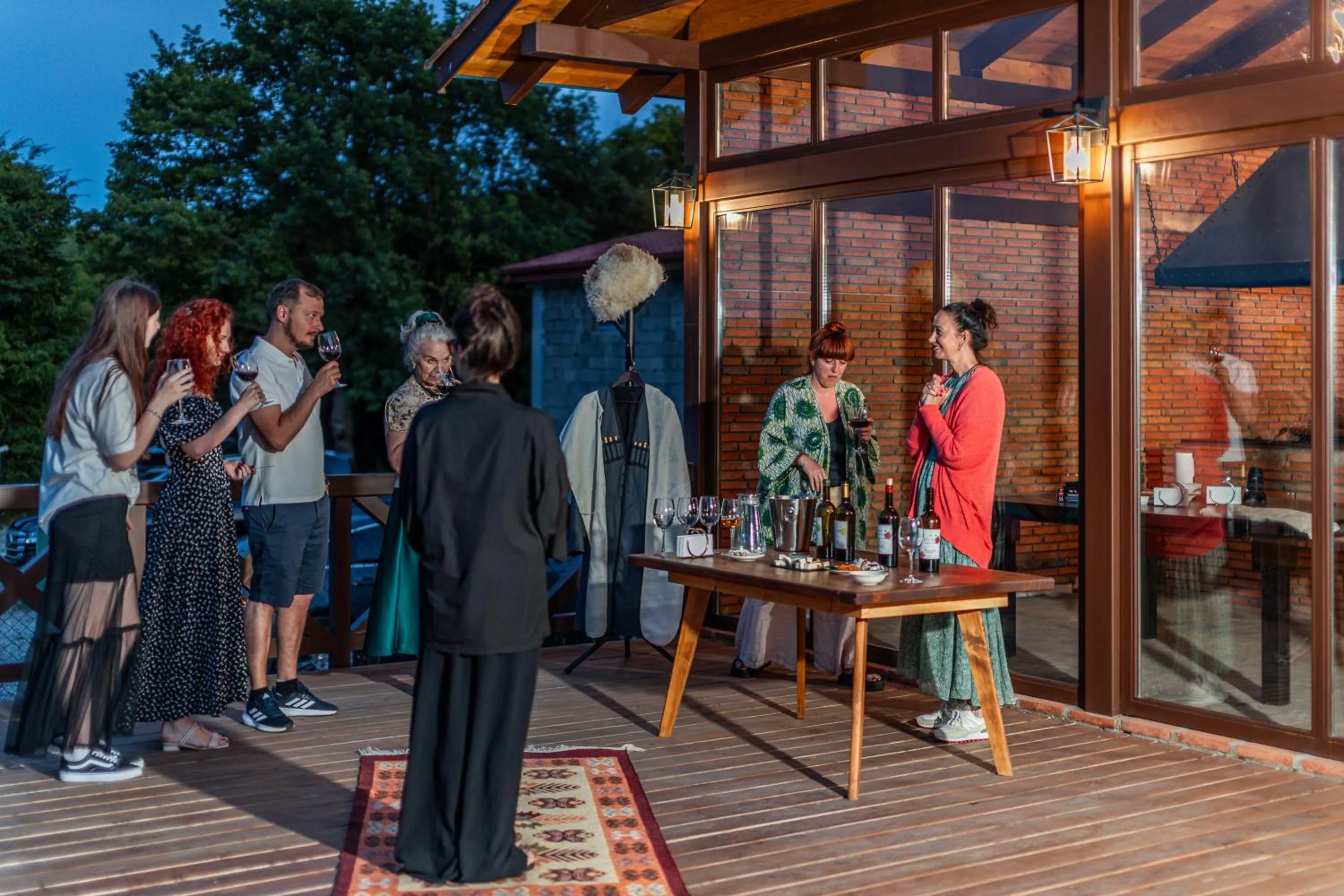 People in Hotel Qvevrebi