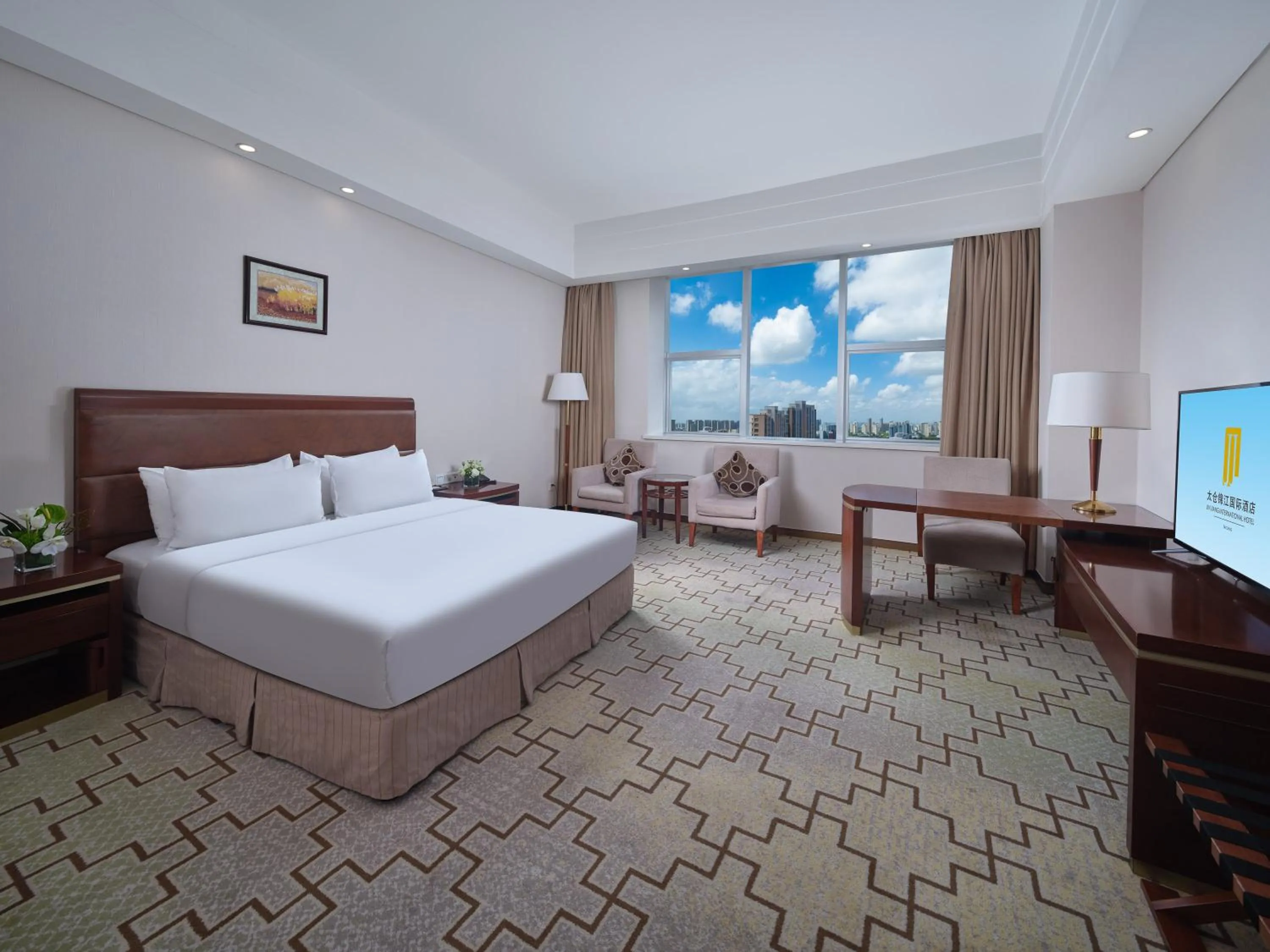 Bed in Jin Jiang International Hotel Taicang