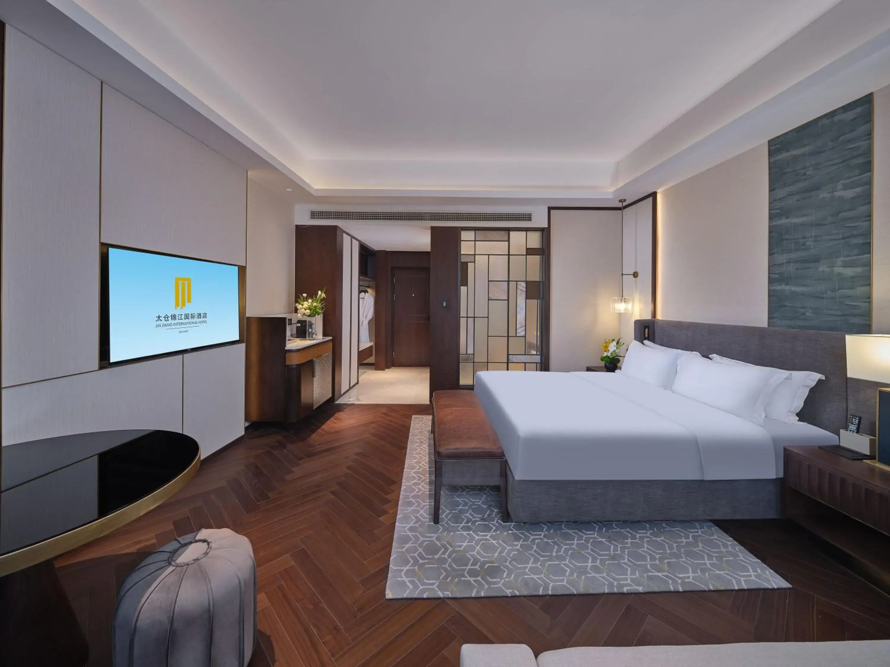 Photo of the whole room, Bed in Jin Jiang International Hotel Taicang Photo of the whole room, Bed in Jin Jiang International Hotel Taicang