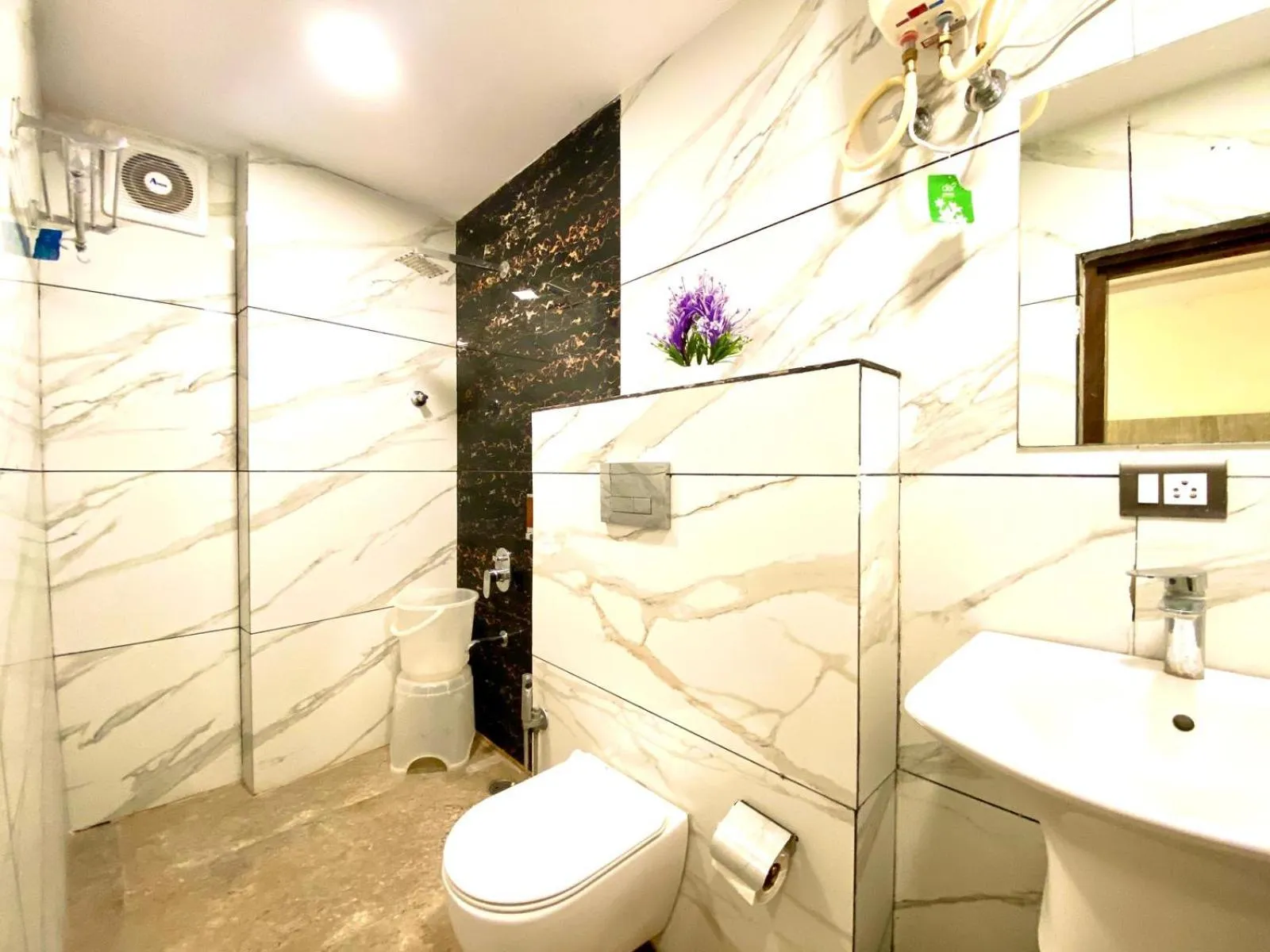 Bathroom in Hotel Sky International- Airport Zone Hyderabad