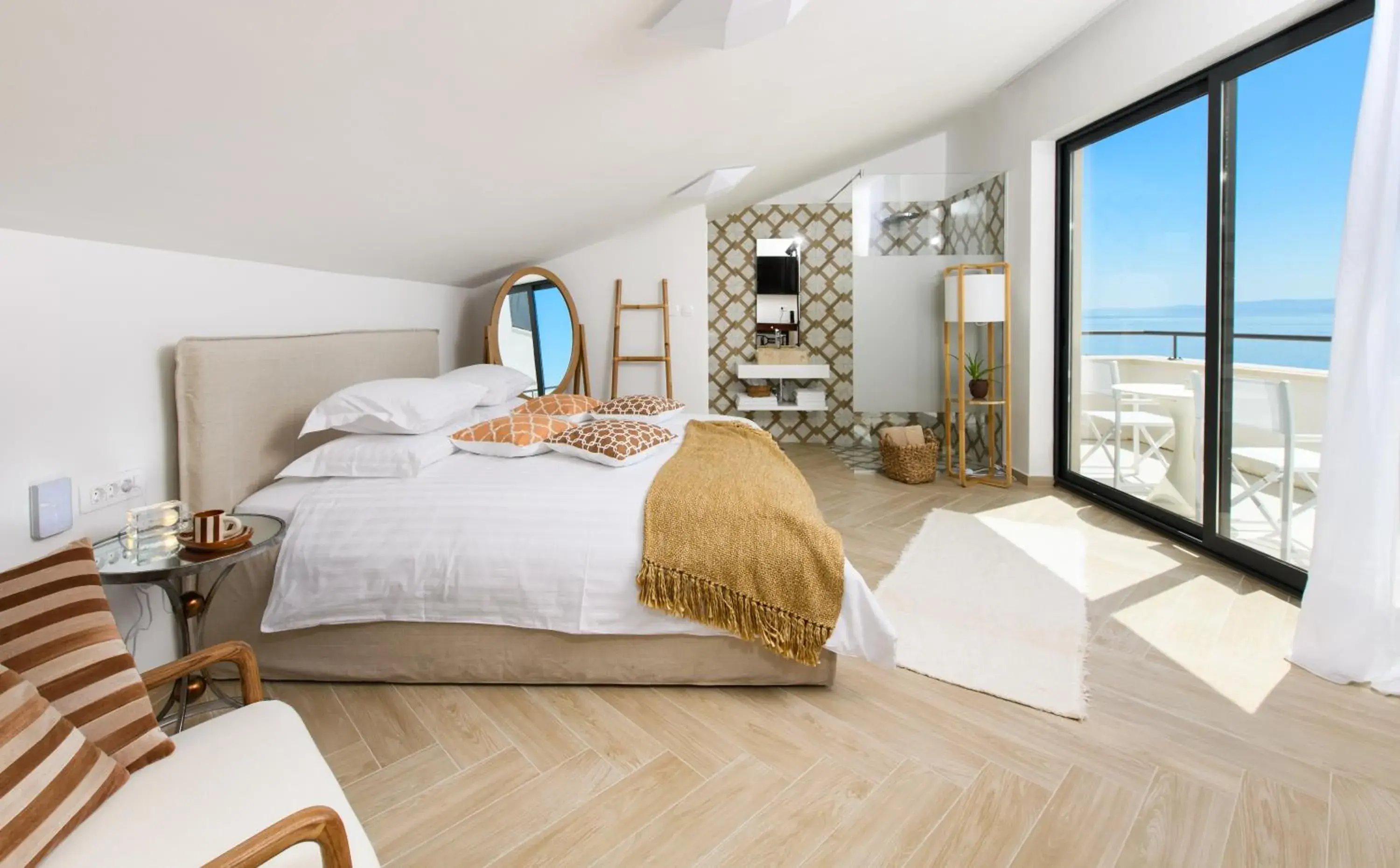 Deluxe Double Room with Balcony and Sea View in Gallery Luxury Suites & Rooms-Only Adults Deluxe Double Room with Balcony and Sea View in Gallery Luxury Suites & Rooms-Only Adults