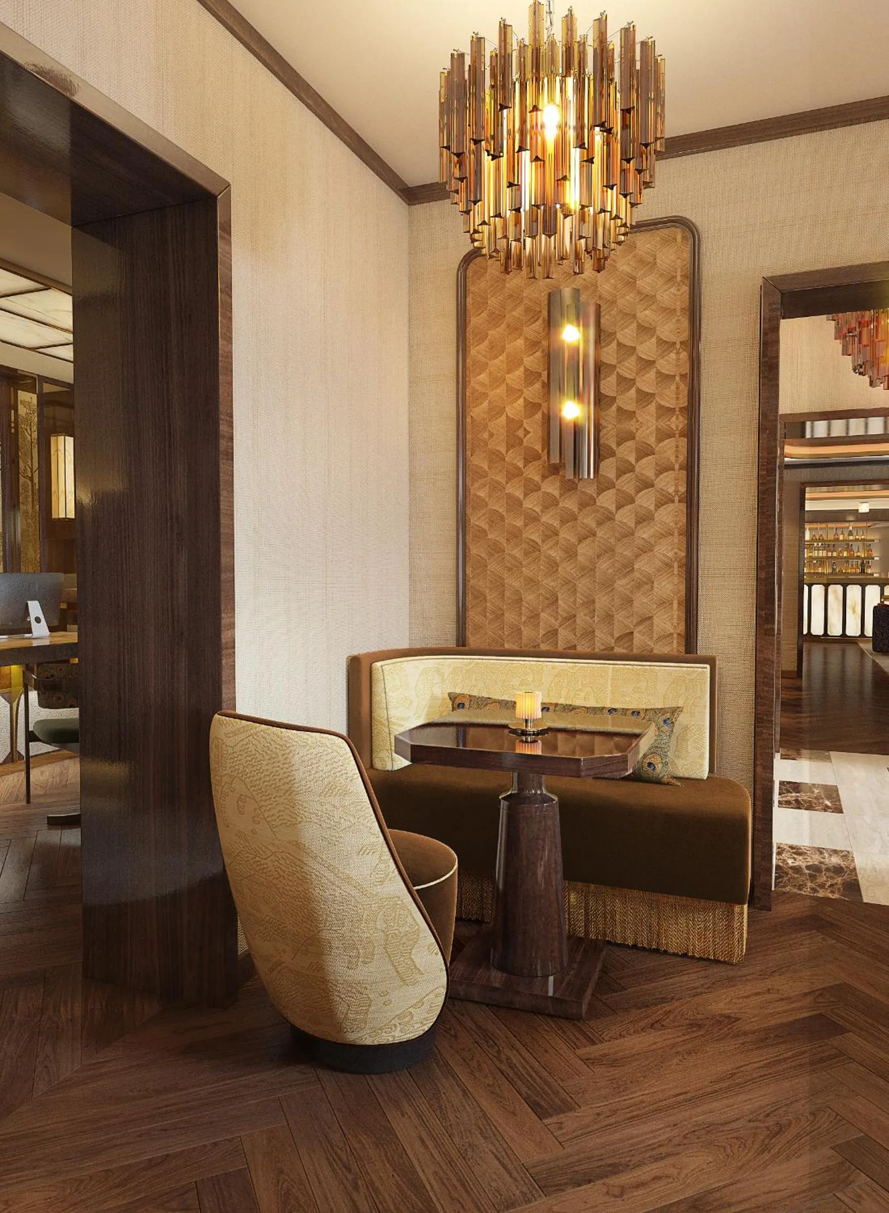 Lobby or reception in Hôtel La Bourdonnais by Inwood Hotels
