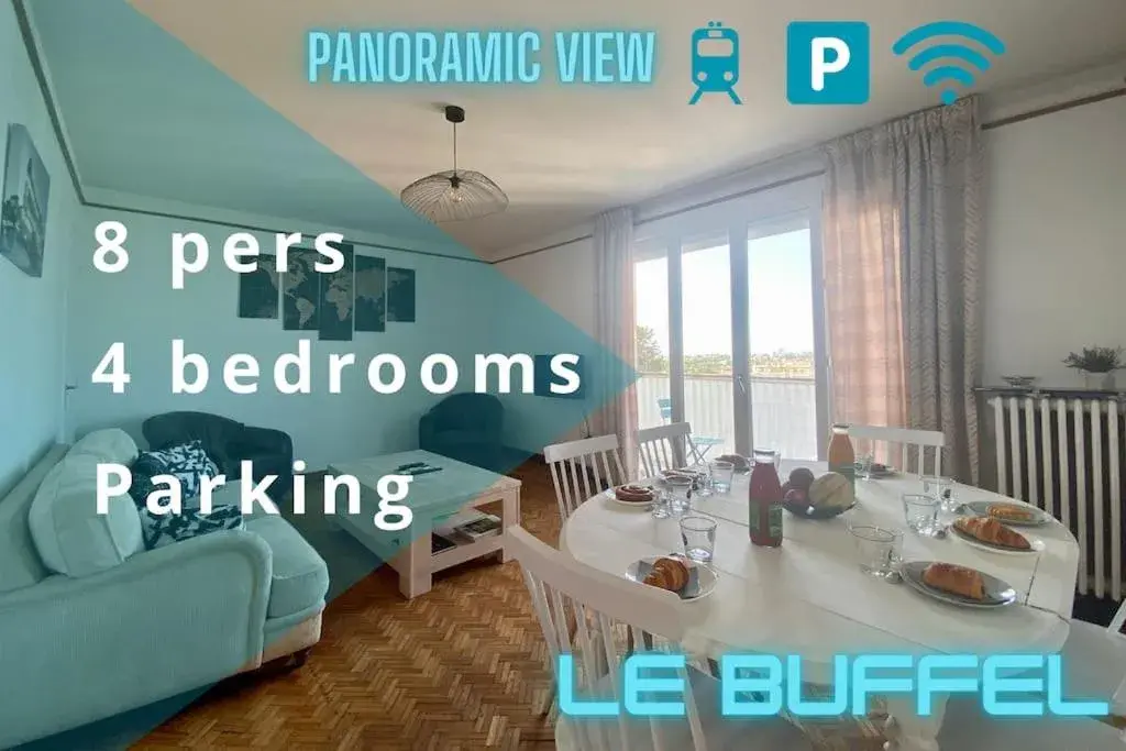 Le Buffel - Appartement 4 chambres, Parking, Wi-fi, Tram - 8pers Le Buffel - Appartement 4 chambres, Parking, Wi-fi, Tram - 8pers