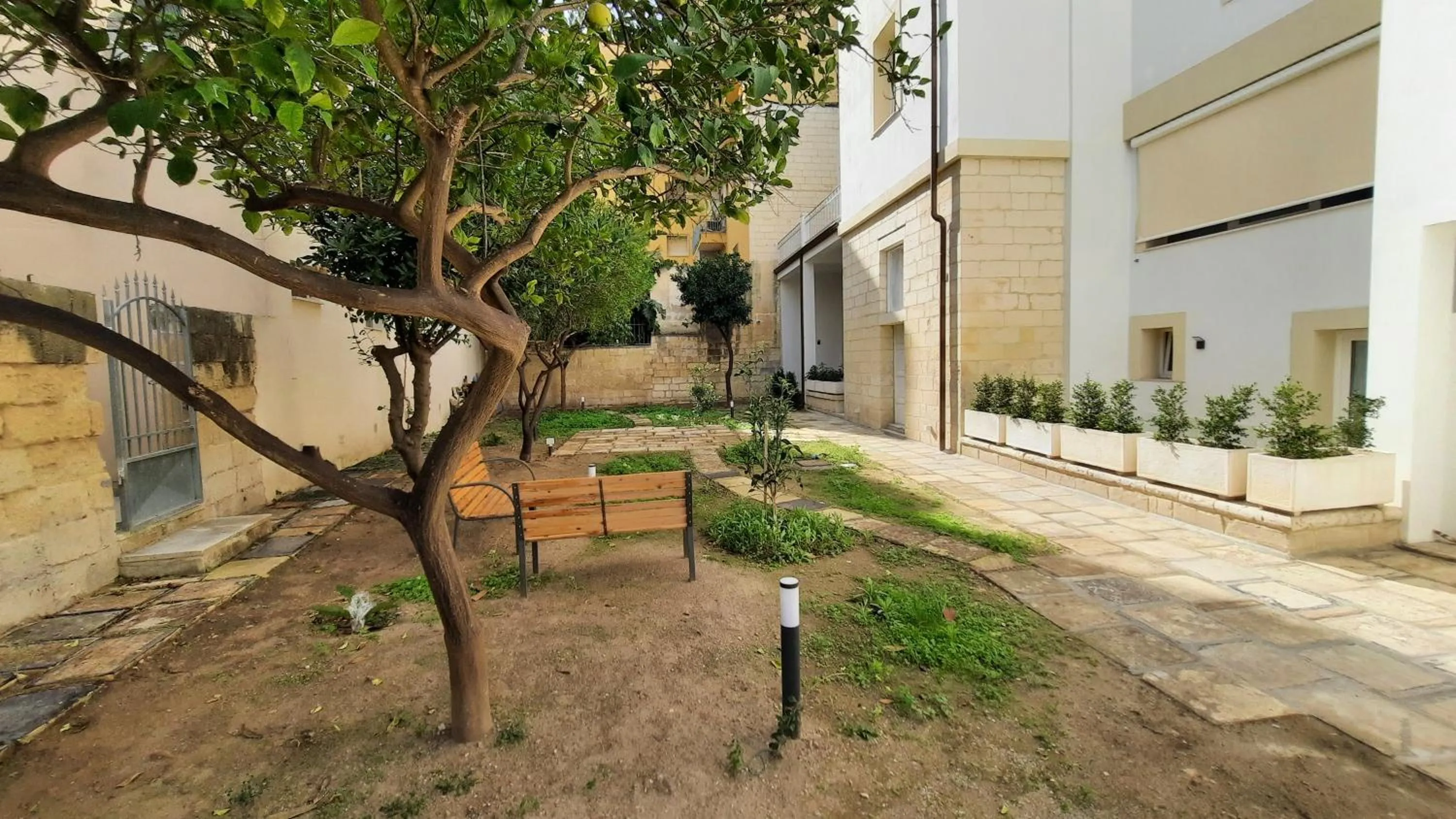 Garden in Palazzo Ricciardi Residence