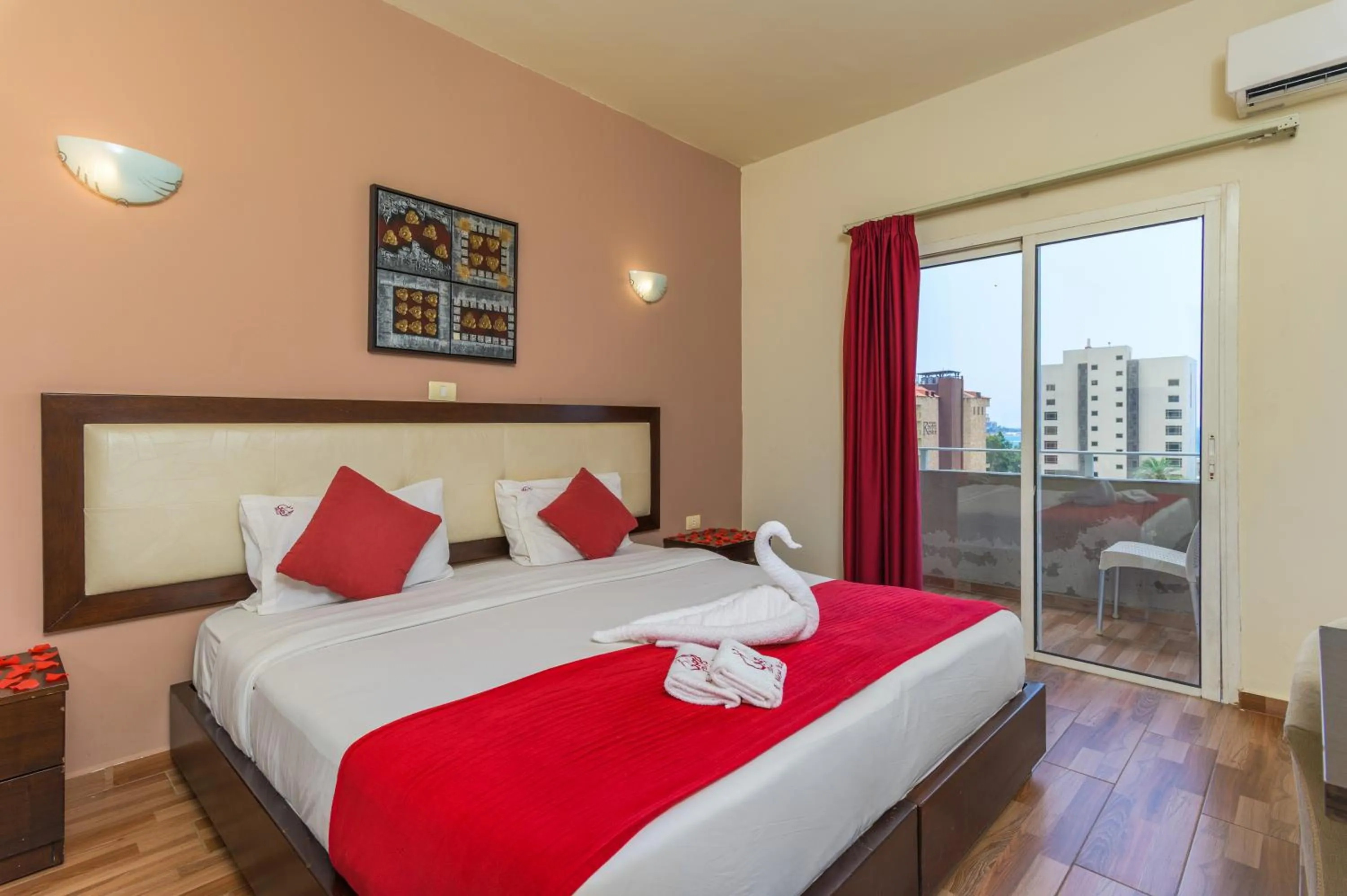 Bed in Al Murjan Palace Hotel Jounieh