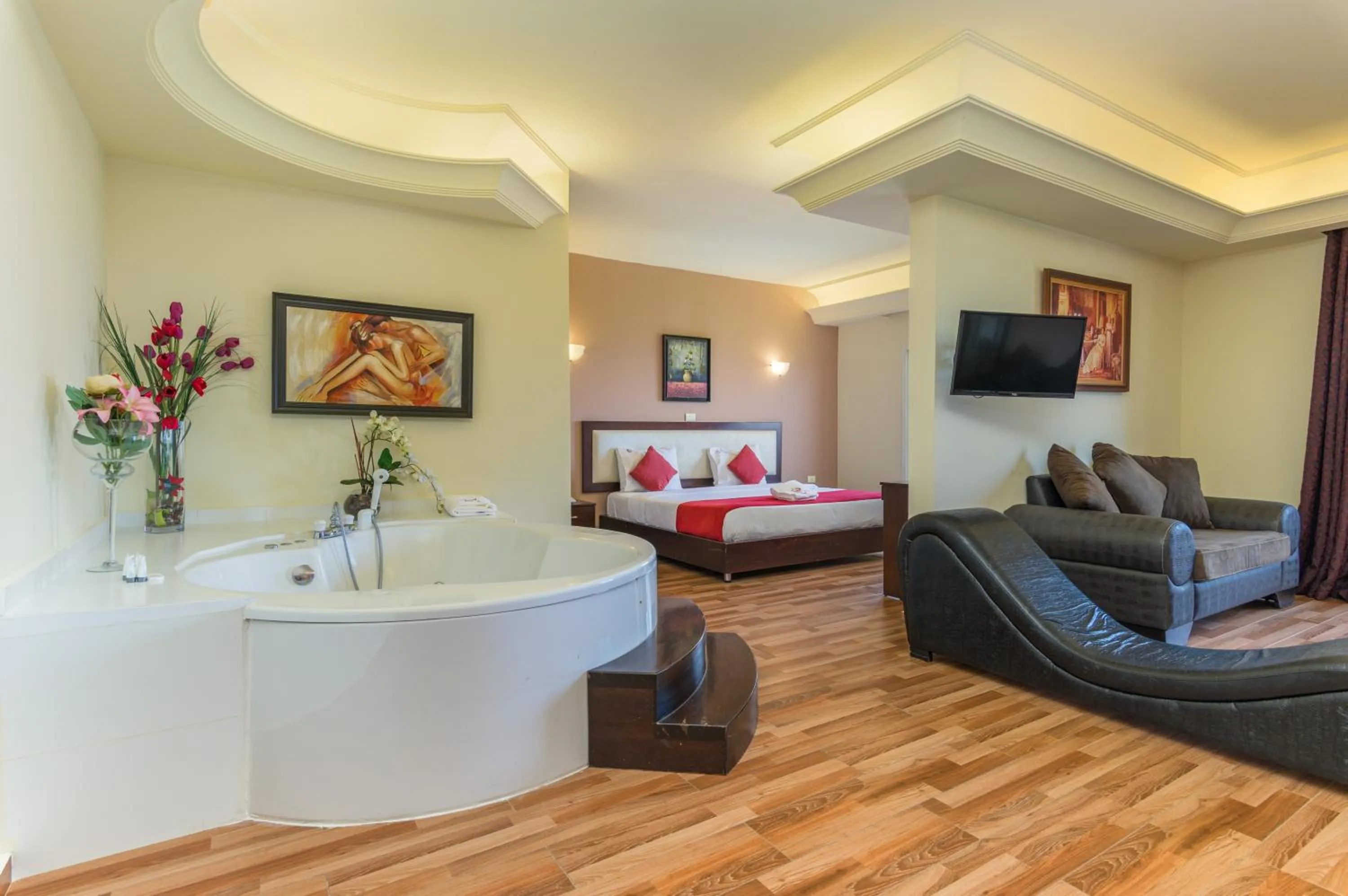 Bed in Al Murjan Palace Hotel Jounieh