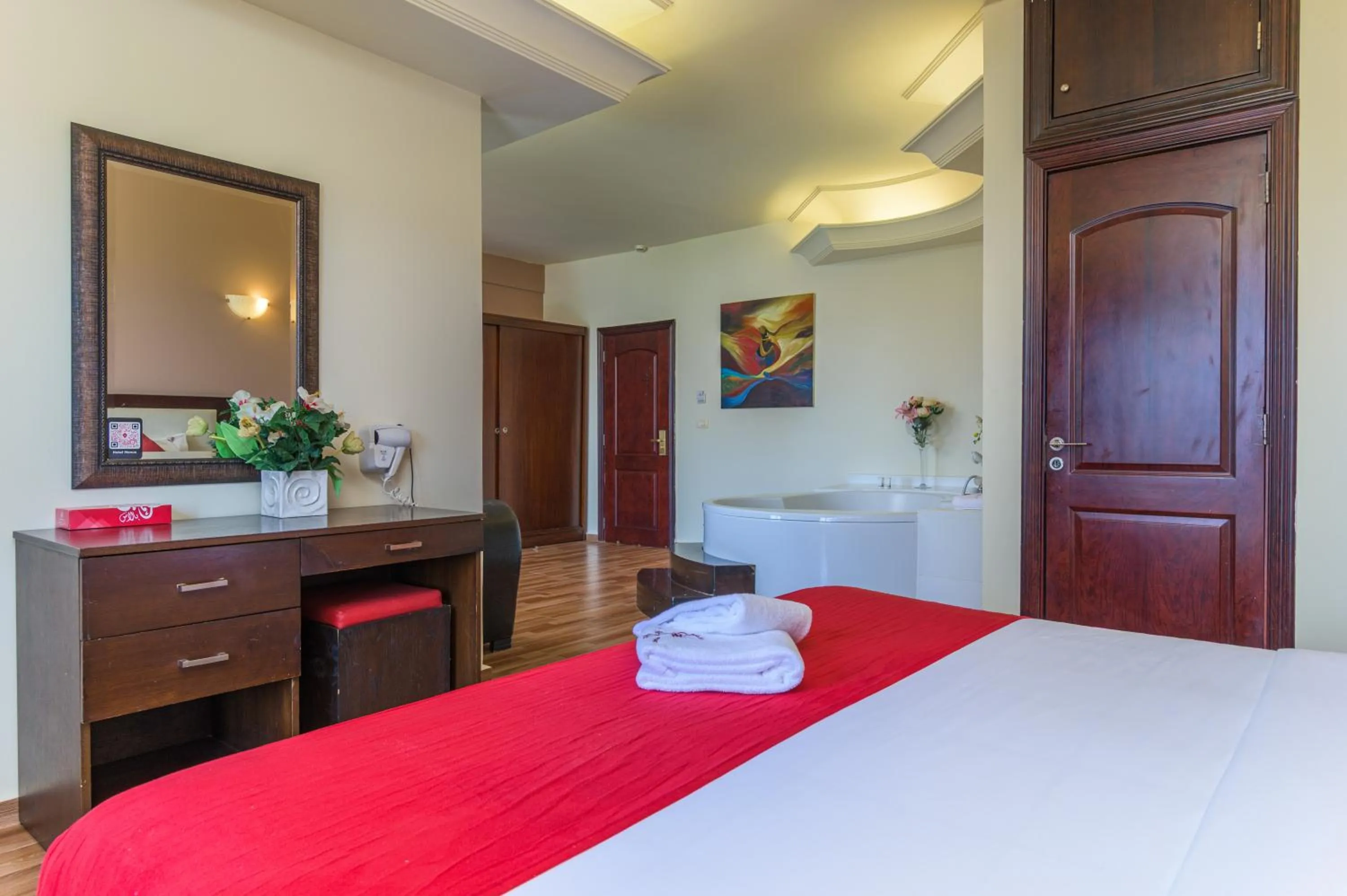 Bed in Al Murjan Palace Hotel Jounieh