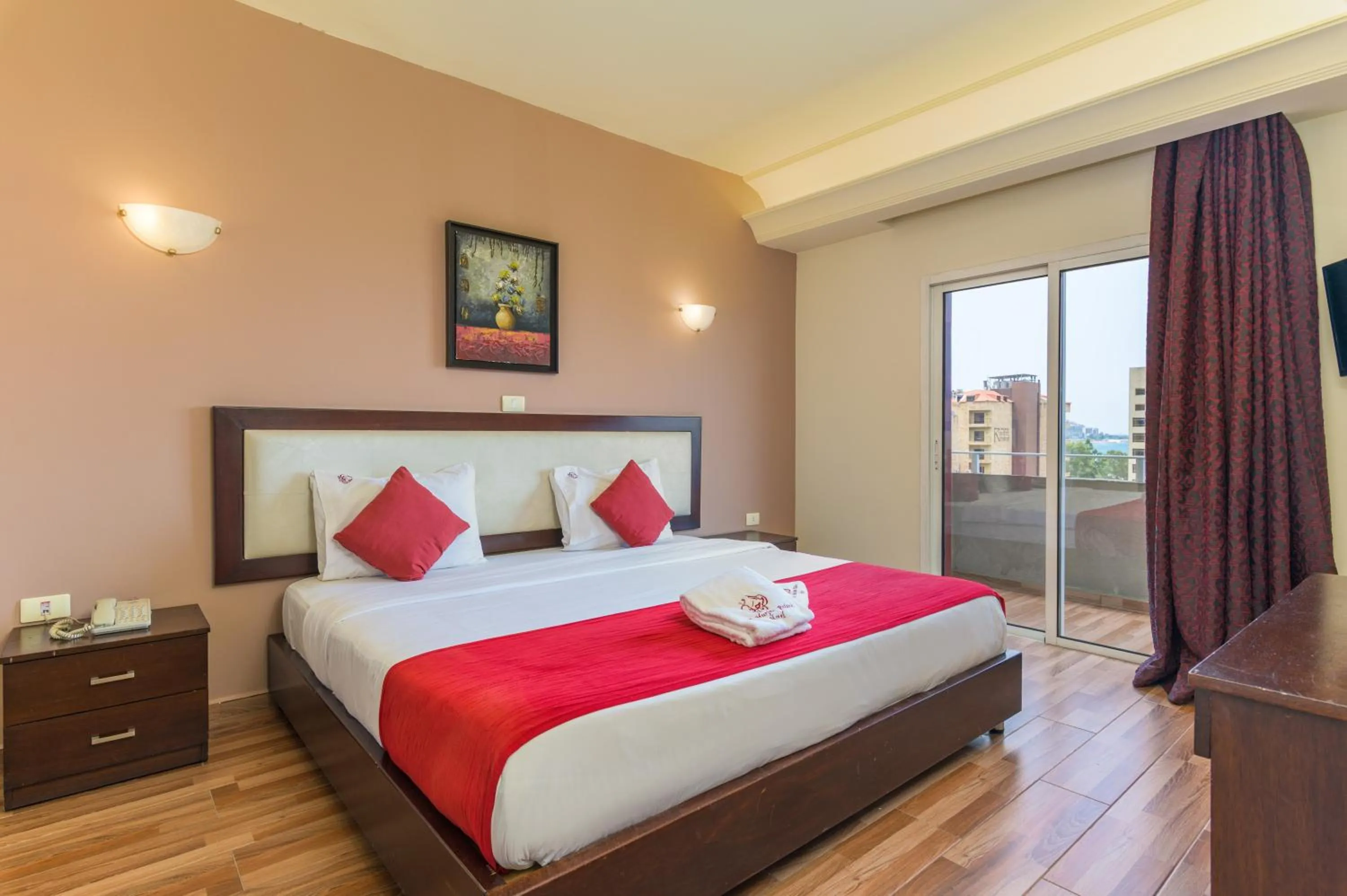 Bed in Al Murjan Palace Hotel Jounieh