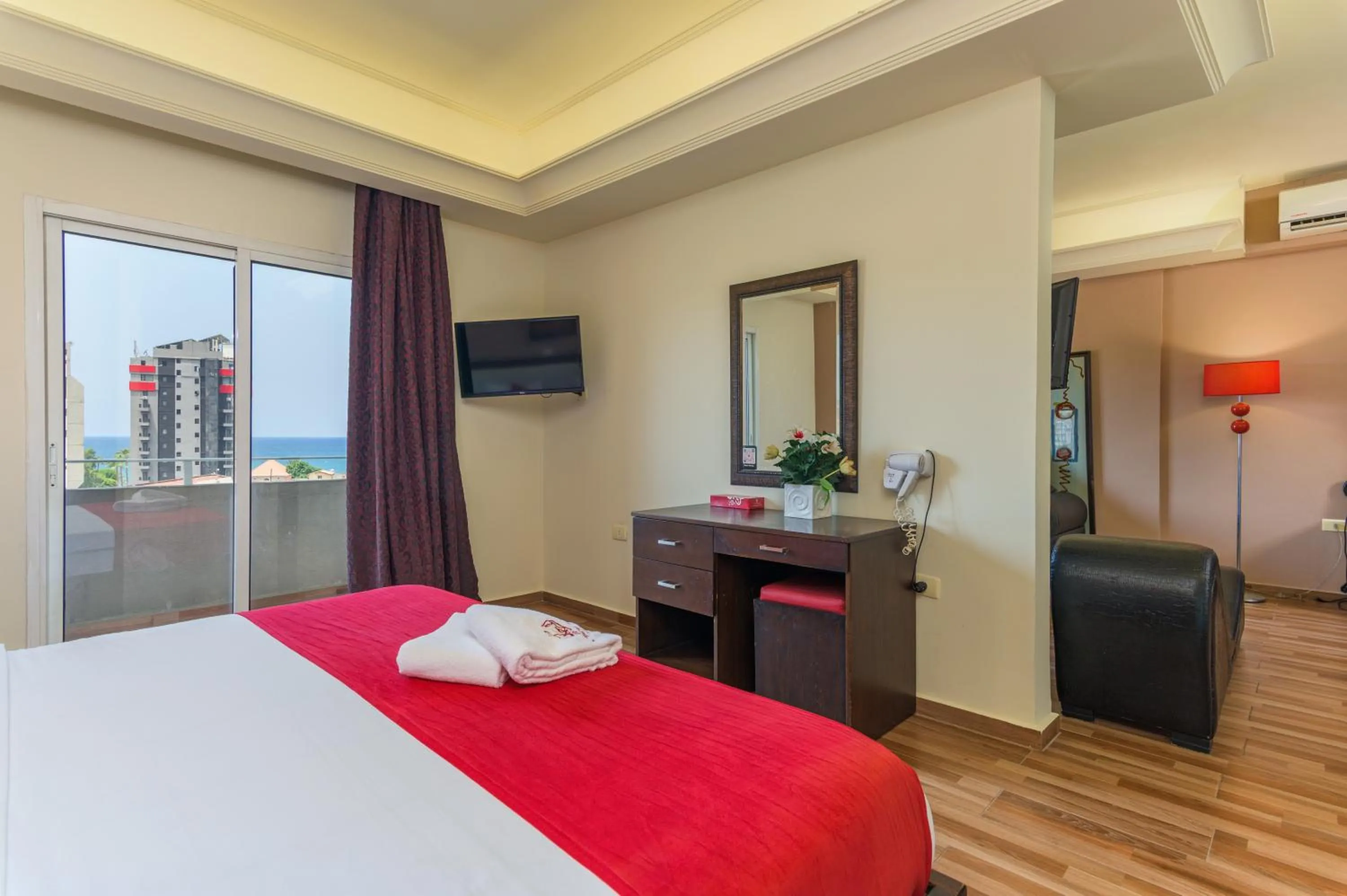 Bed in Al Murjan Palace Hotel Jounieh