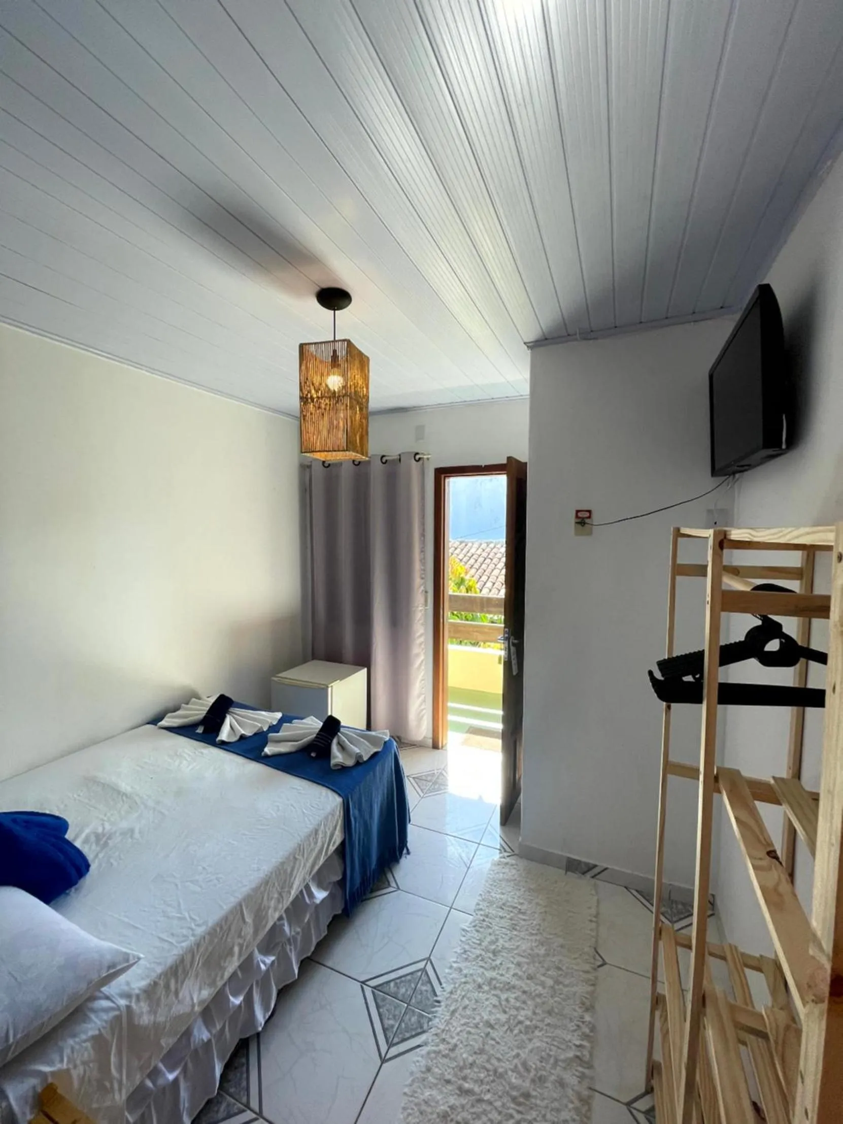 Bed in Pousada Vila Nativa