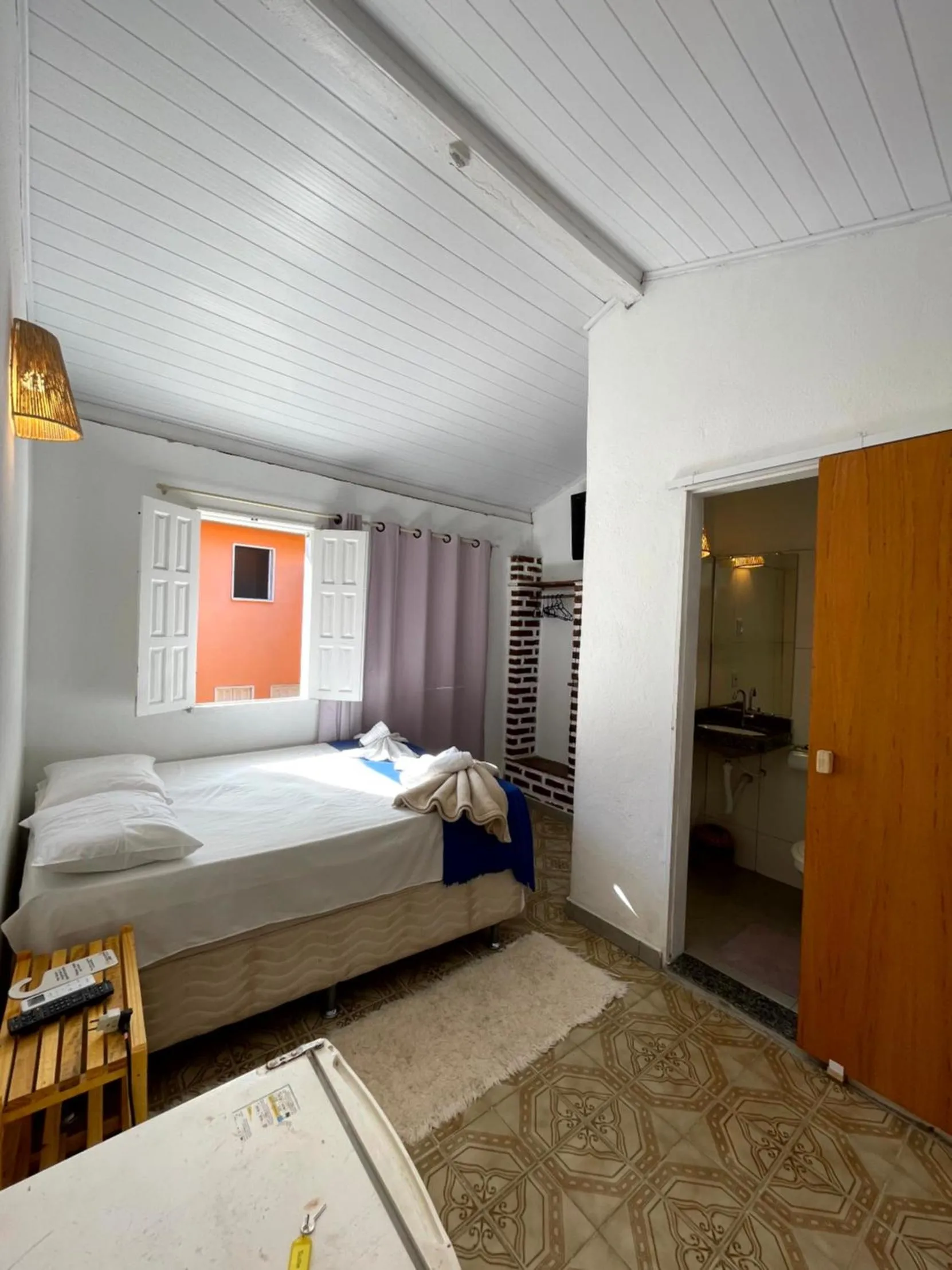 Bed in Pousada Vila Nativa