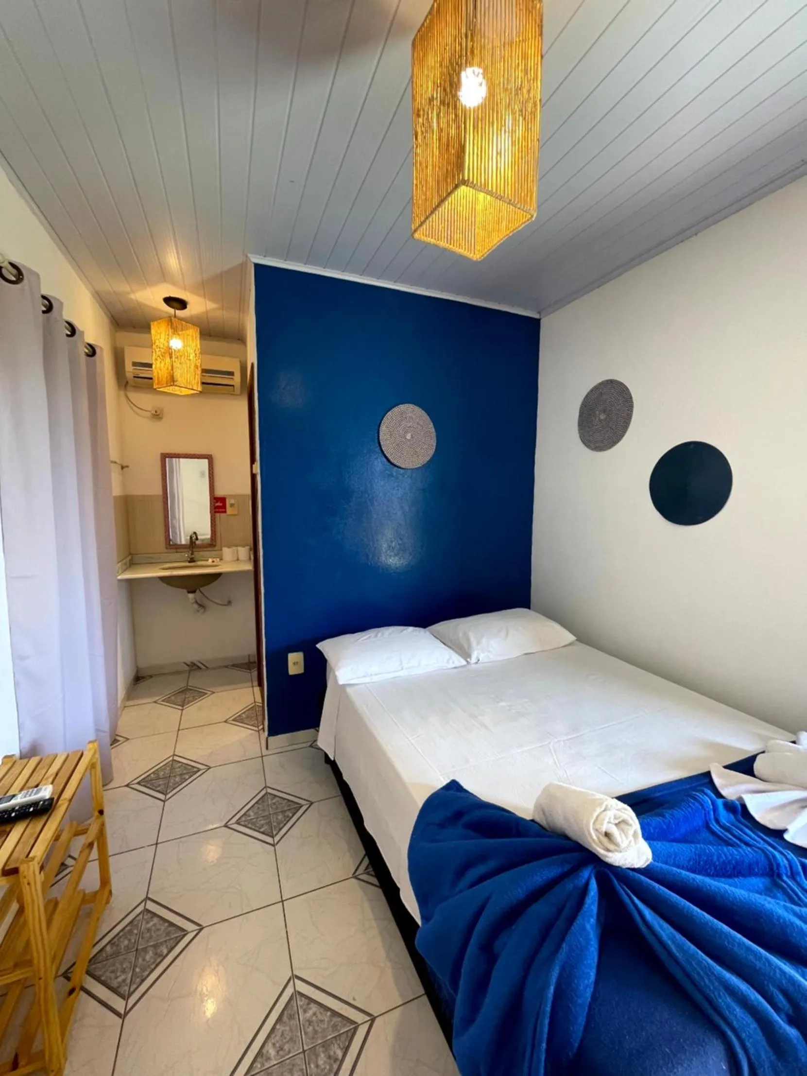 Bed in Pousada Vila Nativa