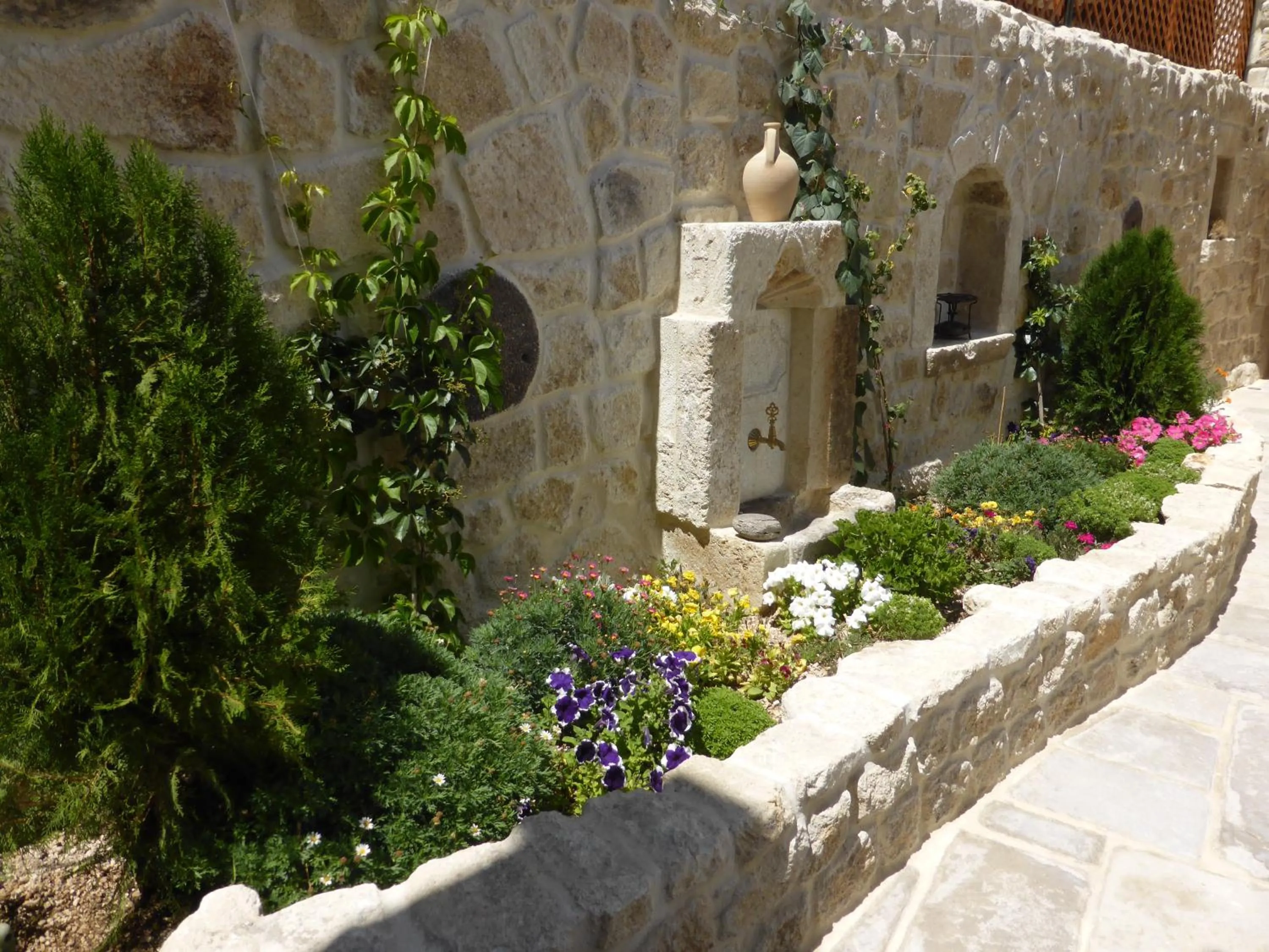 Garden in Canyon Cave Hotel