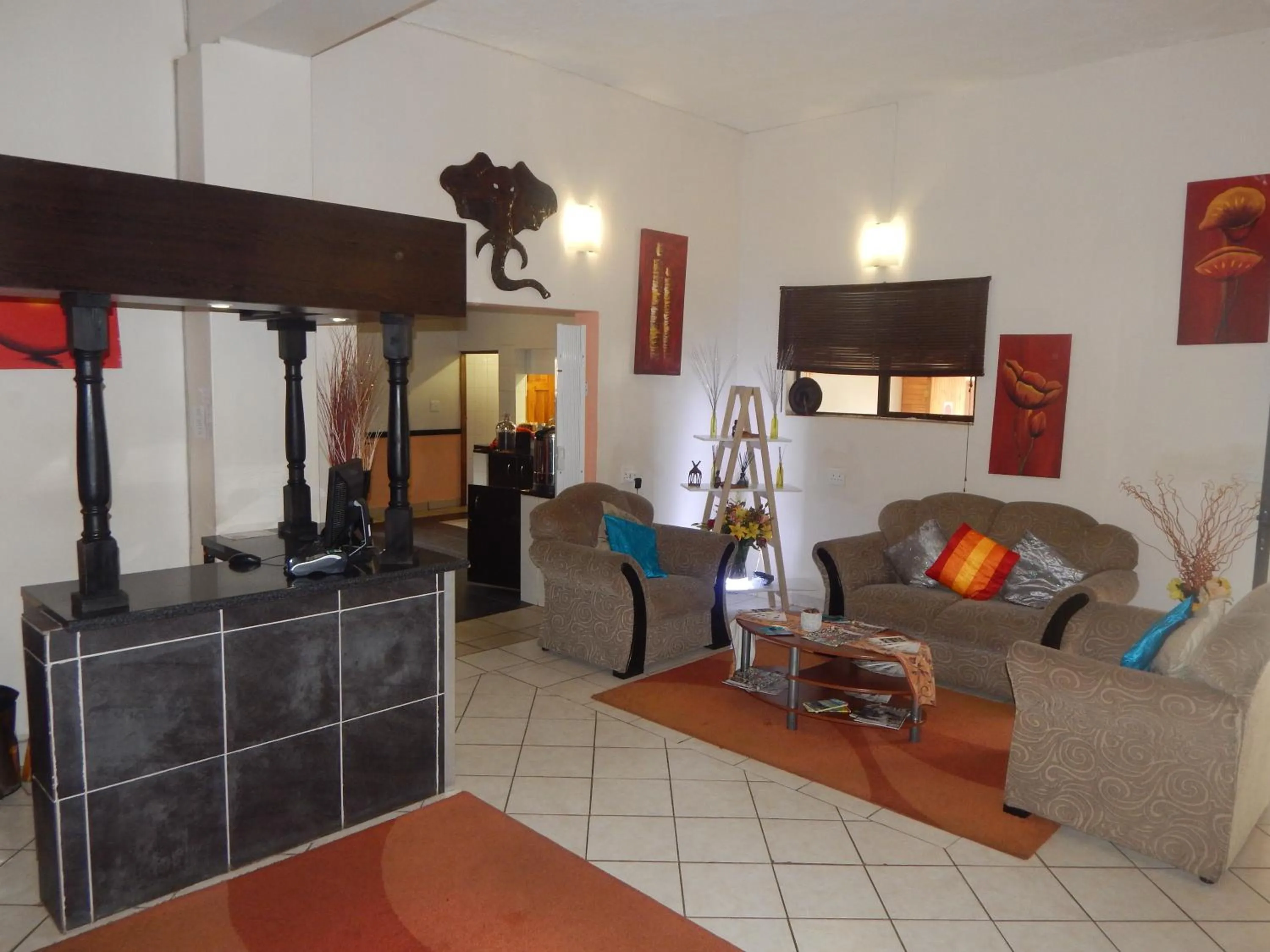 Lobby or reception in St Lucia Lodge